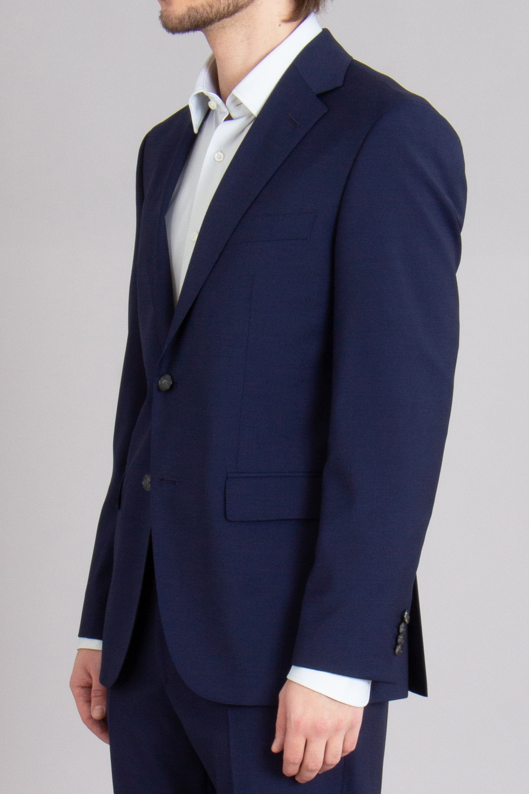 BOSS Regular Fit Natural Bi-Stretch Wool Suit Jacket H-Jeckson BOSS Regular Fit Natural Bi-Stretch Wool Suit Jacket H-Jeckson