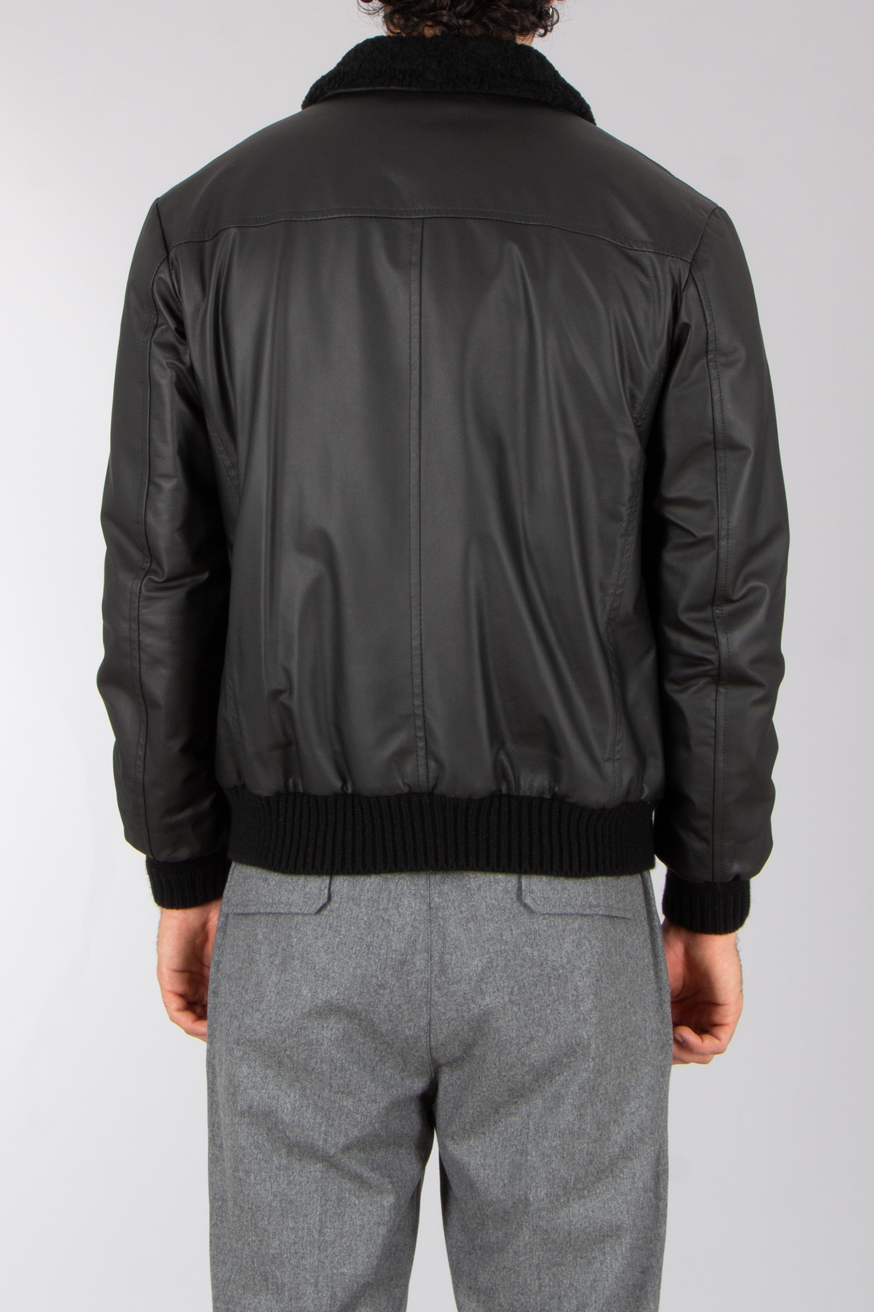 KITON Regular Fit Lambskin Bomber Jacket Bekleidung, Mantel, Jacke