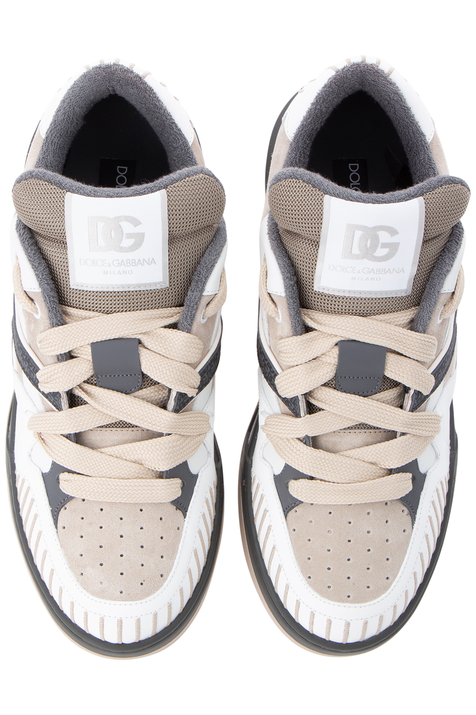 DOLCE & GABBANA Low Leather Sneakers New Roma