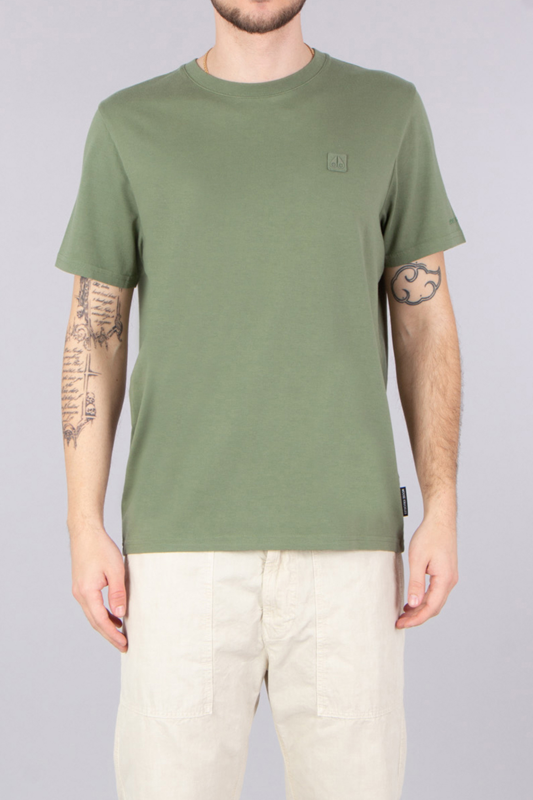 MOOSE KNUCKLES Regular Fit Pima Cotton Jersey T-Shirt Duluth