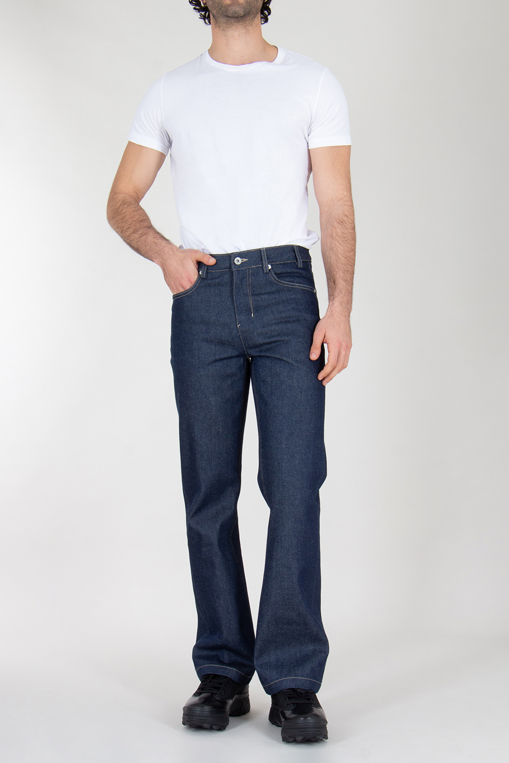 XLM Straight Leg Indigo Denim Jeans