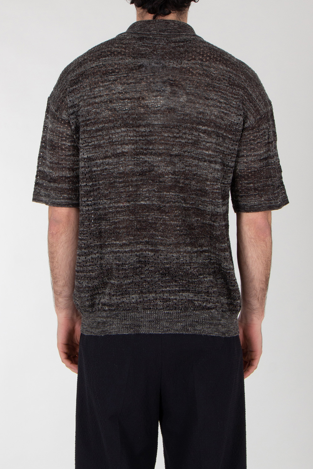 ROBERTO COLLINA Cotton Linen Knitted Shirt