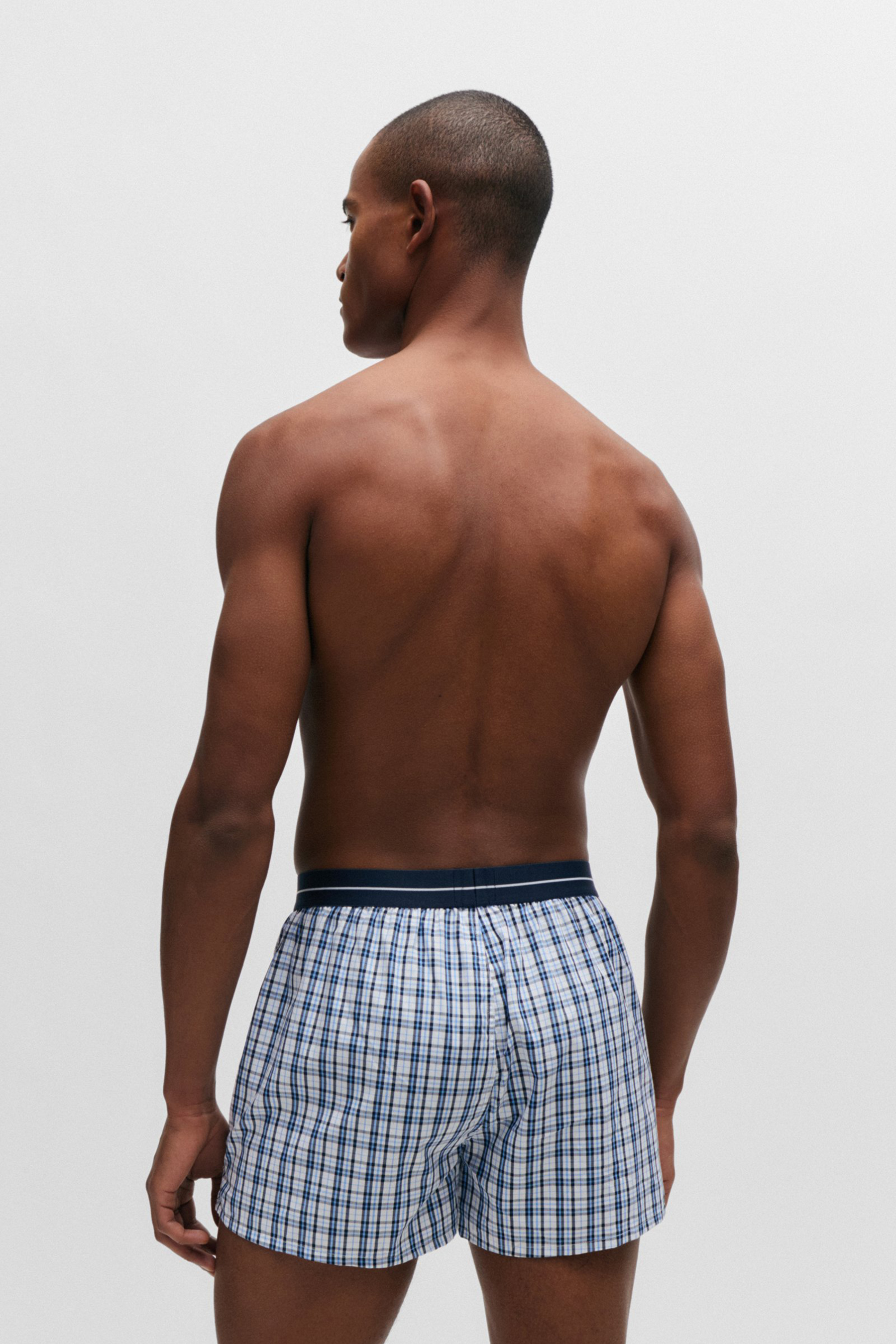 BOSS 2-Pack Cotton Poplin Pyjama Boxer Shorts BOSS 2-Pack Cotton Poplin Pyjama Boxer Shorts