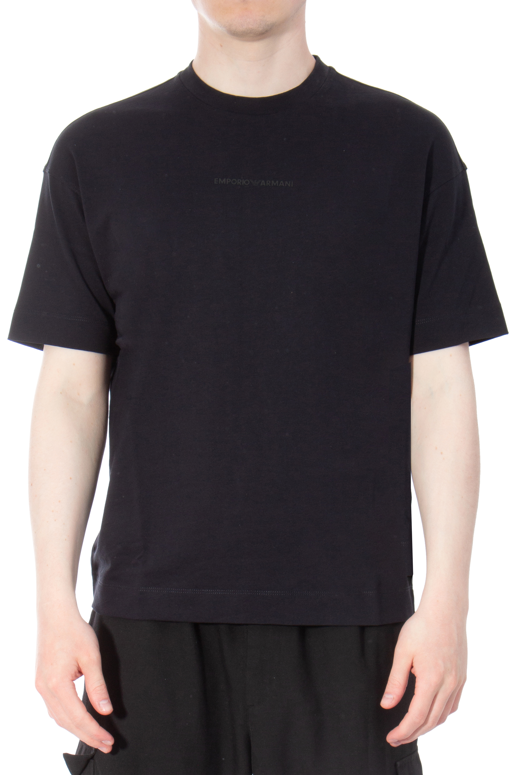 EMPORIO ARMANI Printed Cotton T-Shirt