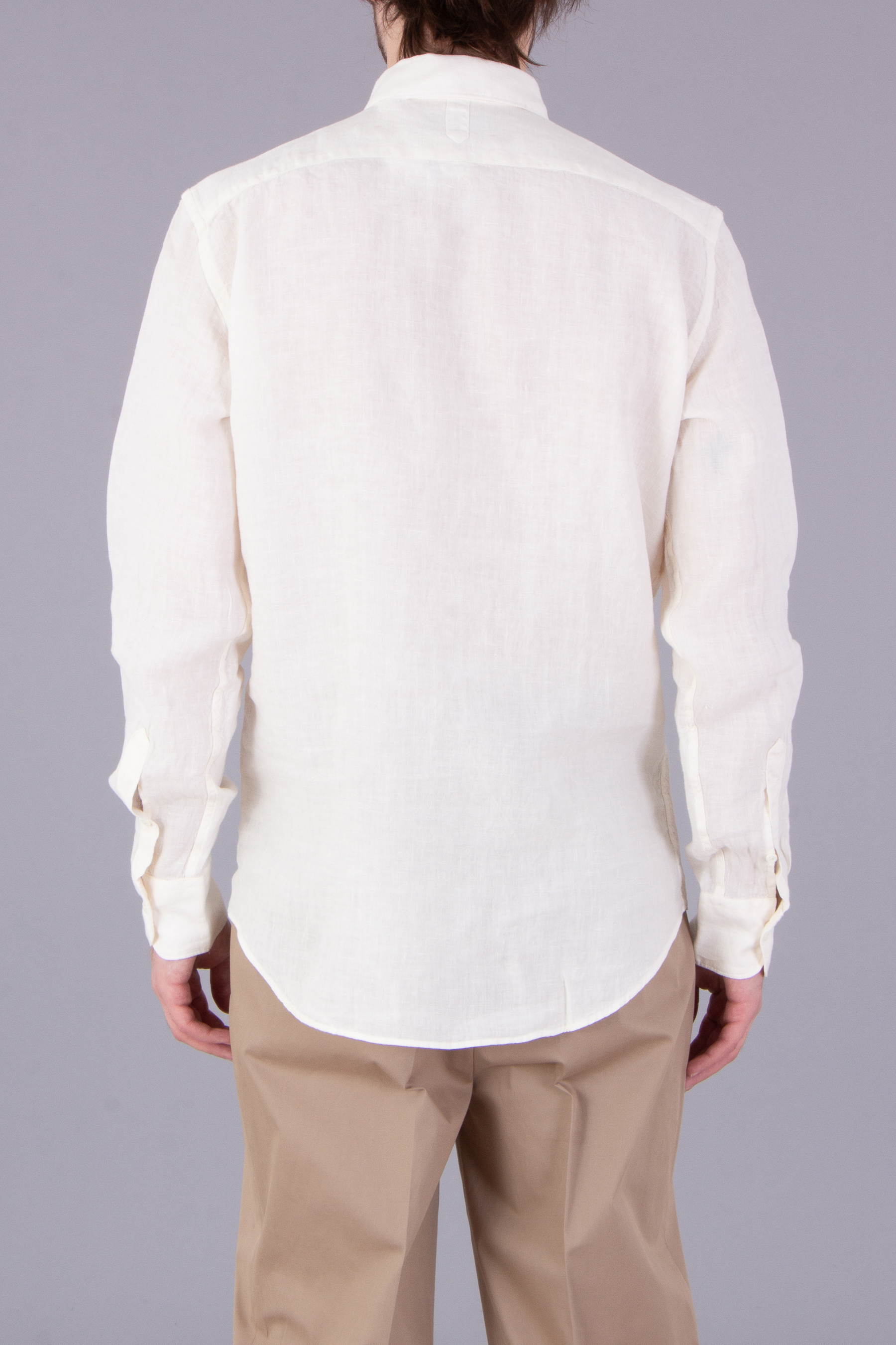 CANALI Regular Fit Linen Shirt CANALI Regular Fit Linen Shirt