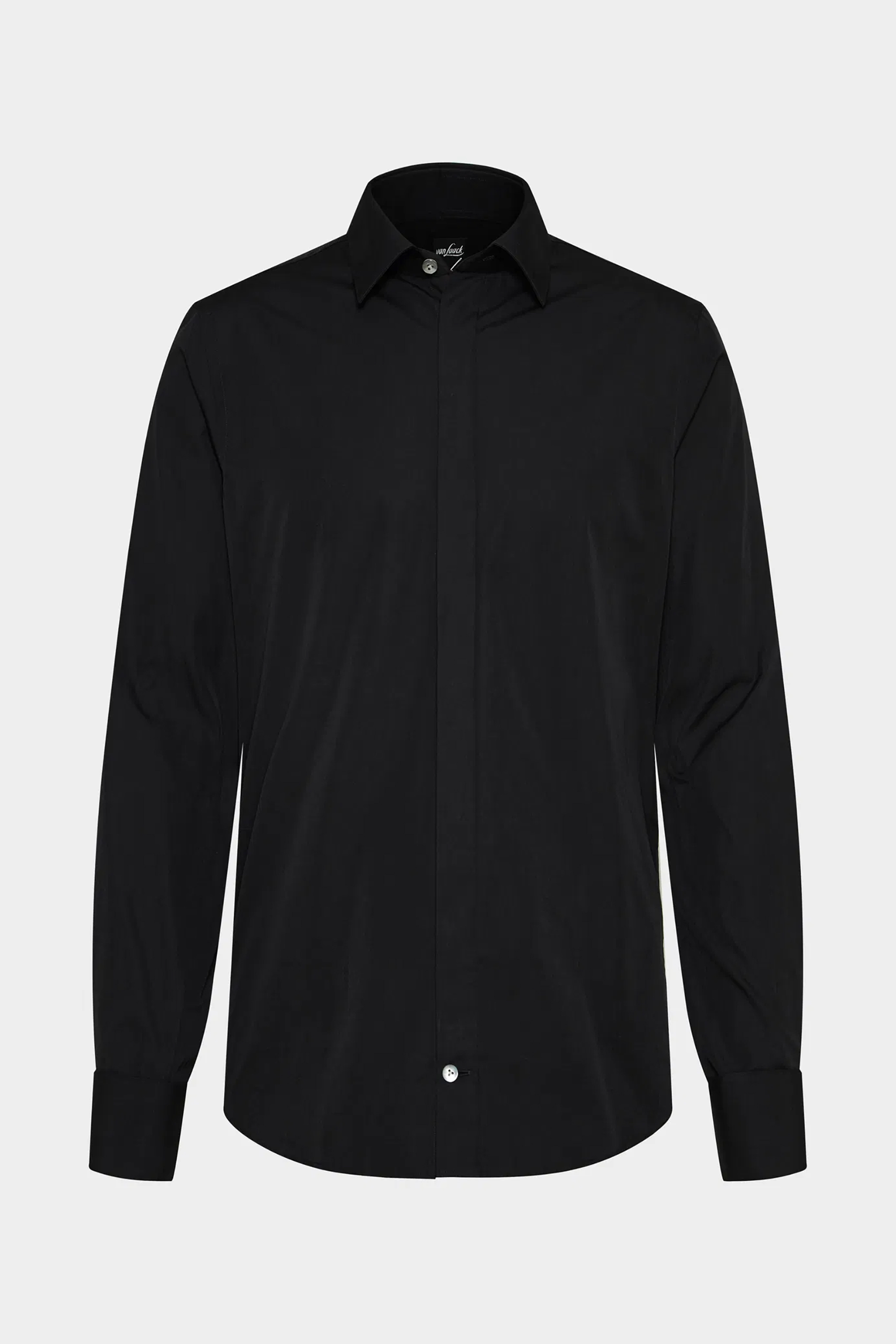 VAN LAACK Slim Fit Cotton Tuxedo Shirt Scalo-DSF Langarm, Ärmel, Hemd, Mantel, Jacke