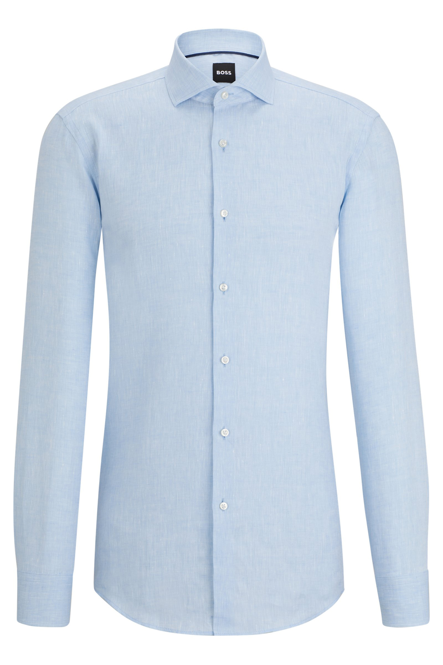 BOSS Slim Fit Linen Shirt H-Hank BOSS Slim Fit Linen Shirt H-Hank