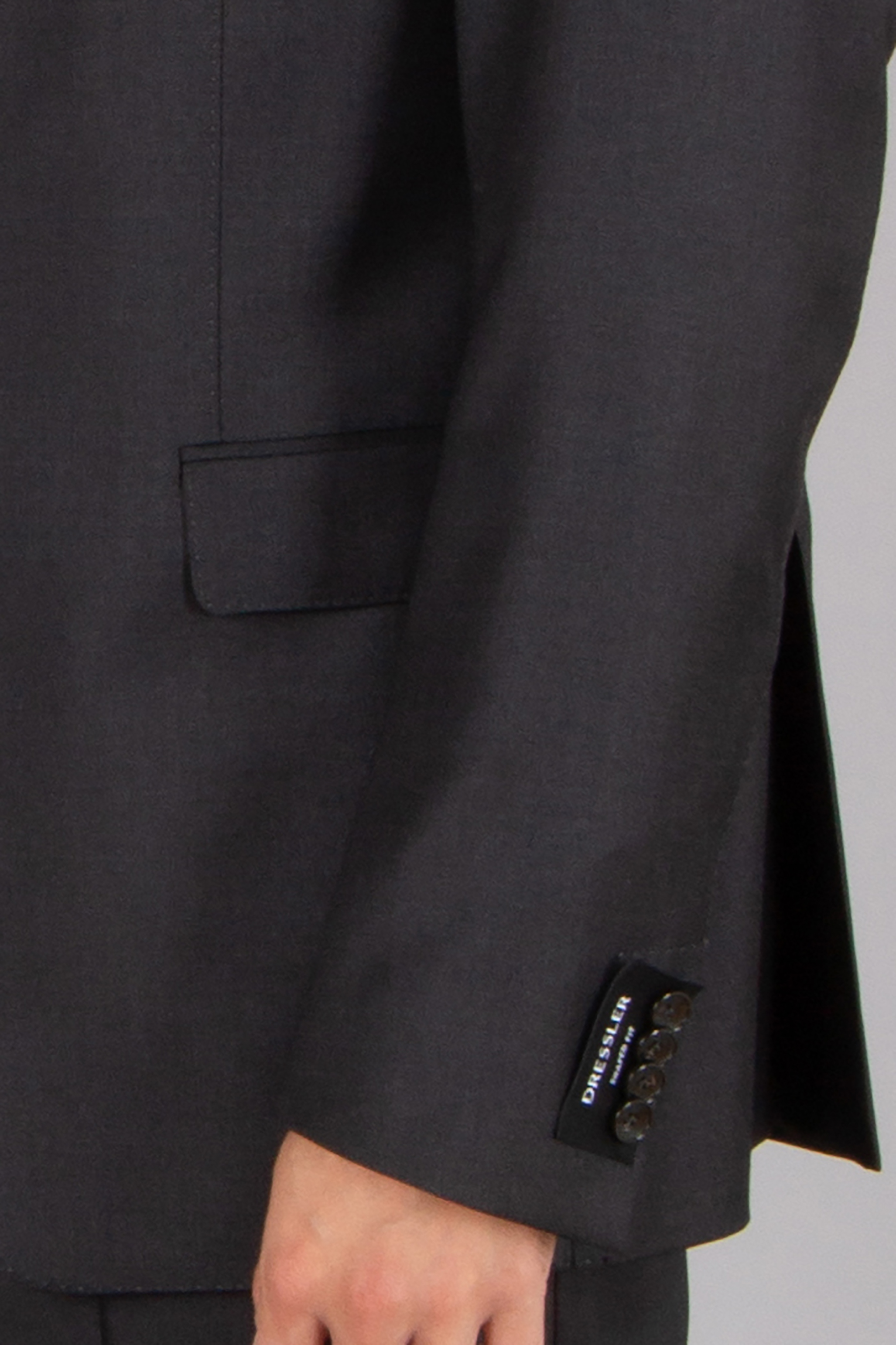 DRESSLER Regular Fit Virgin Wool Jacket Sean Mantel, Formelle Kleidung, Anzug, Blazer, Langarm