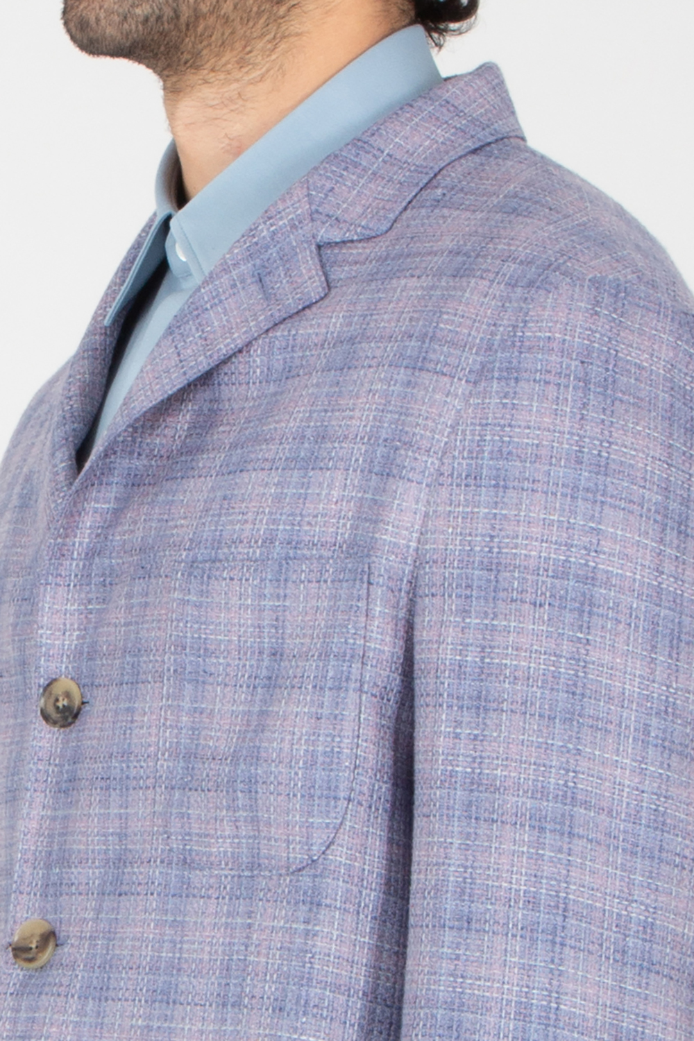 ETRO Regular Fit Plaid Silk-Wool Blend Jacket