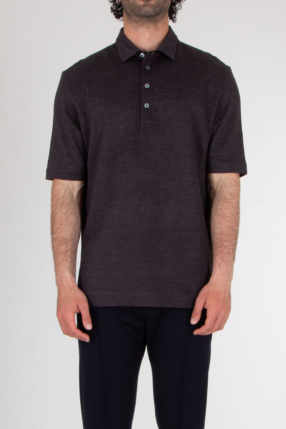 ZEGNA Oasi Lino Polo Shirt