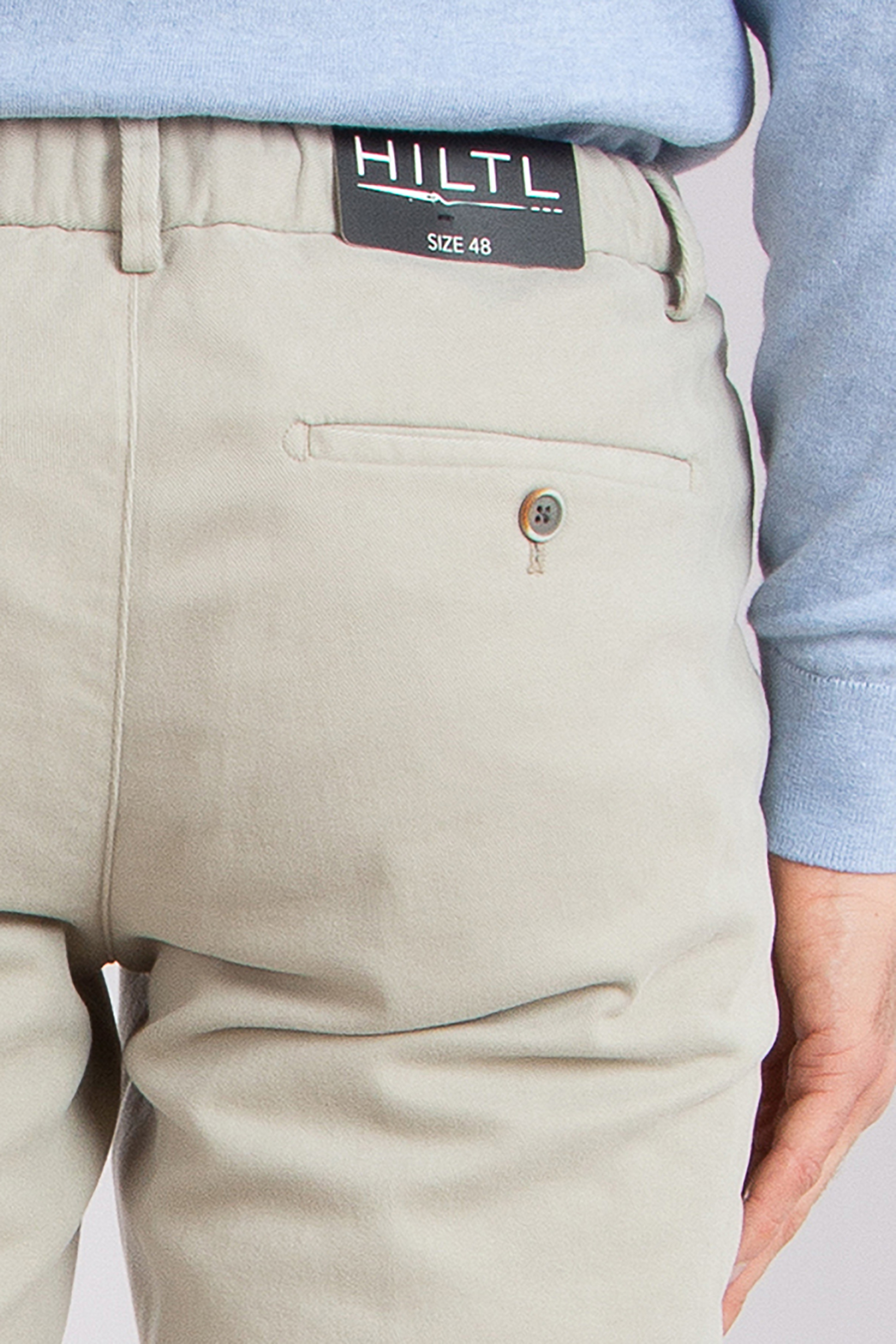 HILTL Soft Stretch Cotton Twill Chino Pants Trento