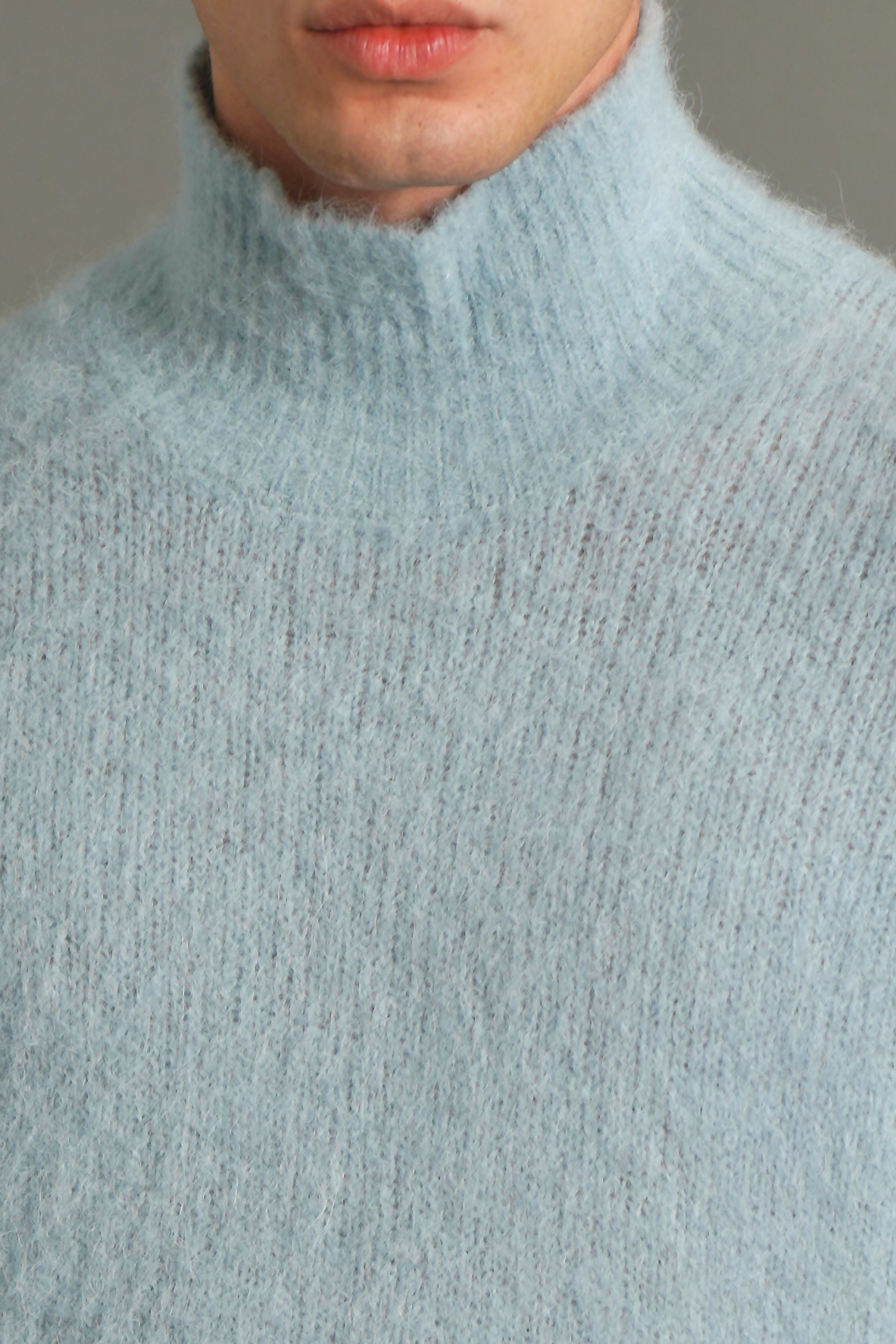 AMI PARIS Baby Alpaca Blend Knit Sweater AMI PARIS Baby Alpaca Blend Knit Sweater