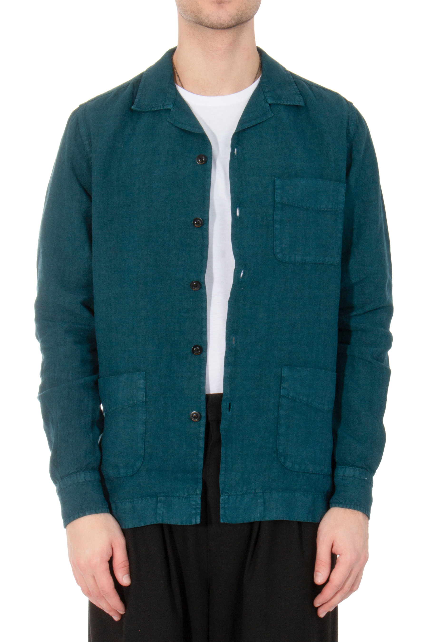 BOGLIOLI Relaxed Fit Linen Shirt