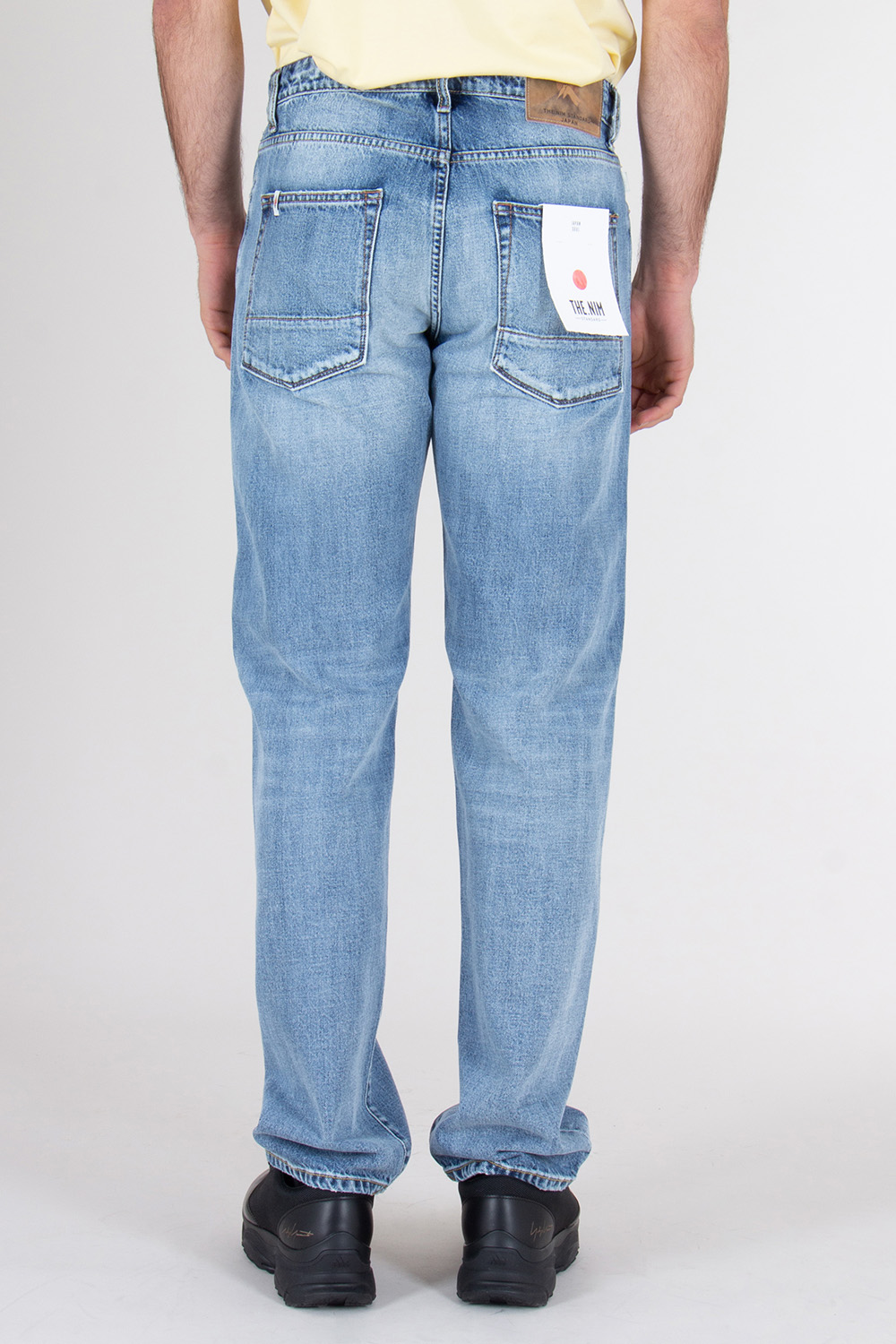 THE NIM Relaxed Fit Stone Washed Japanese Denim Jeans Reed