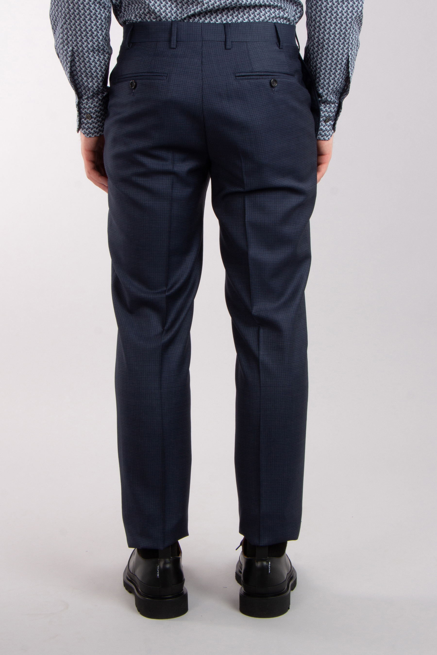 CANALI Checked Modern Fit Super 130 Wool Suit CANALI Checked Modern Fit Super 130 Wool Suit