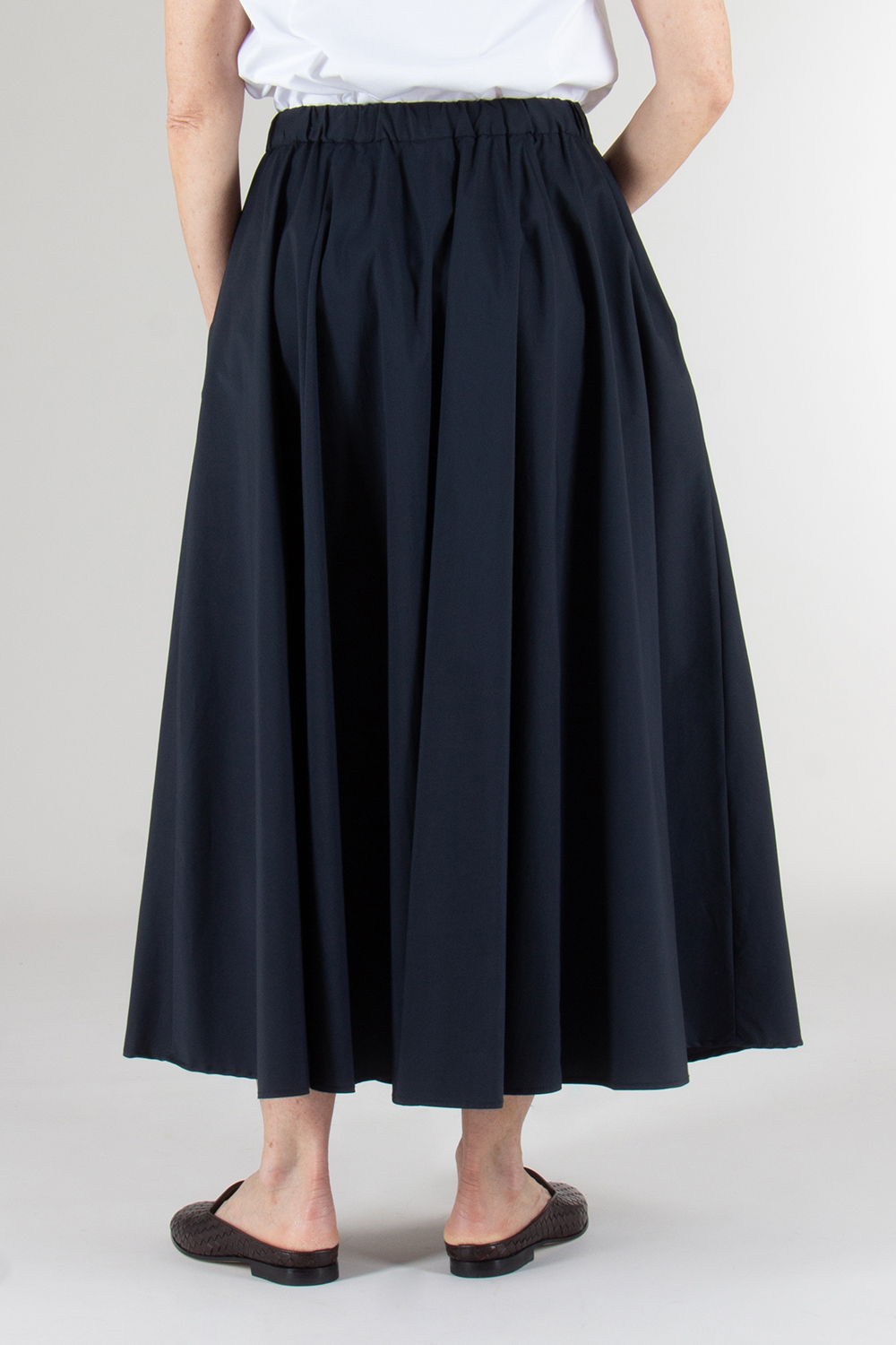 ASPESI Long Gathered Skirt