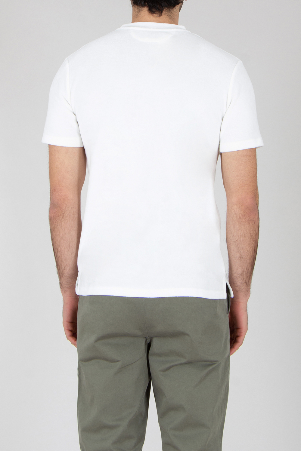 AURÉLIEN Slim Fit Cotton Blend Terry T-Shirt