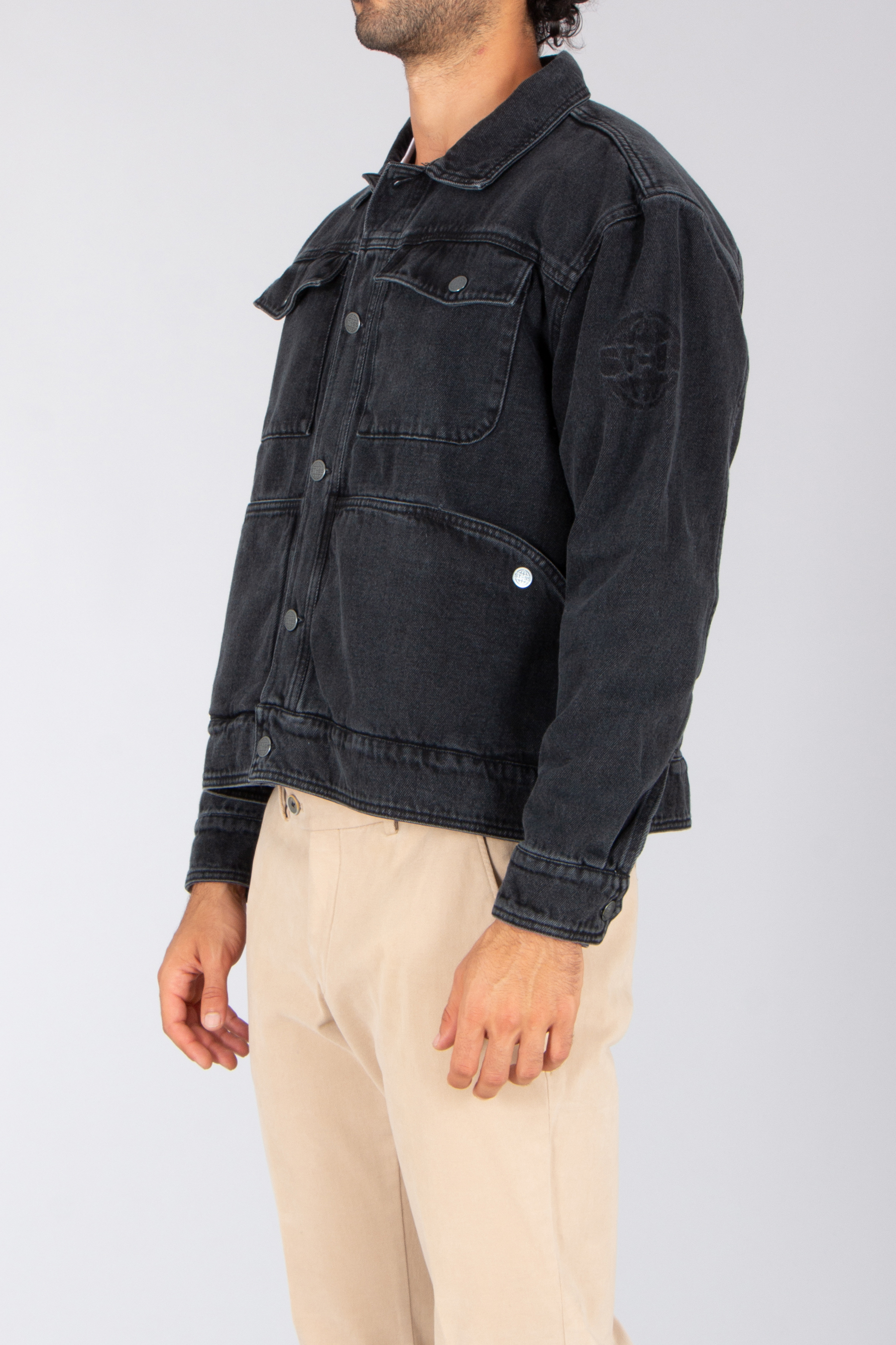 Mantel, Jacke, Hosen, Langarm, Jeans