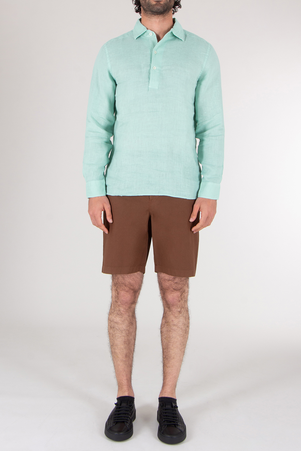 MC2 SAINT BARTH Casual Linen Tunic Shirt