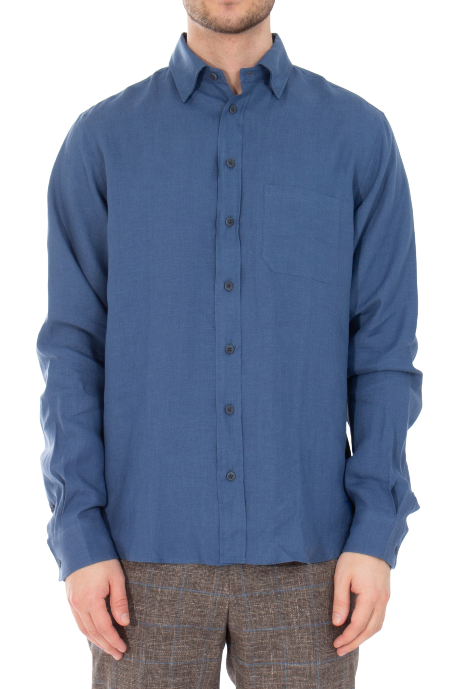 SEASE Hemp Button-Down Shirt