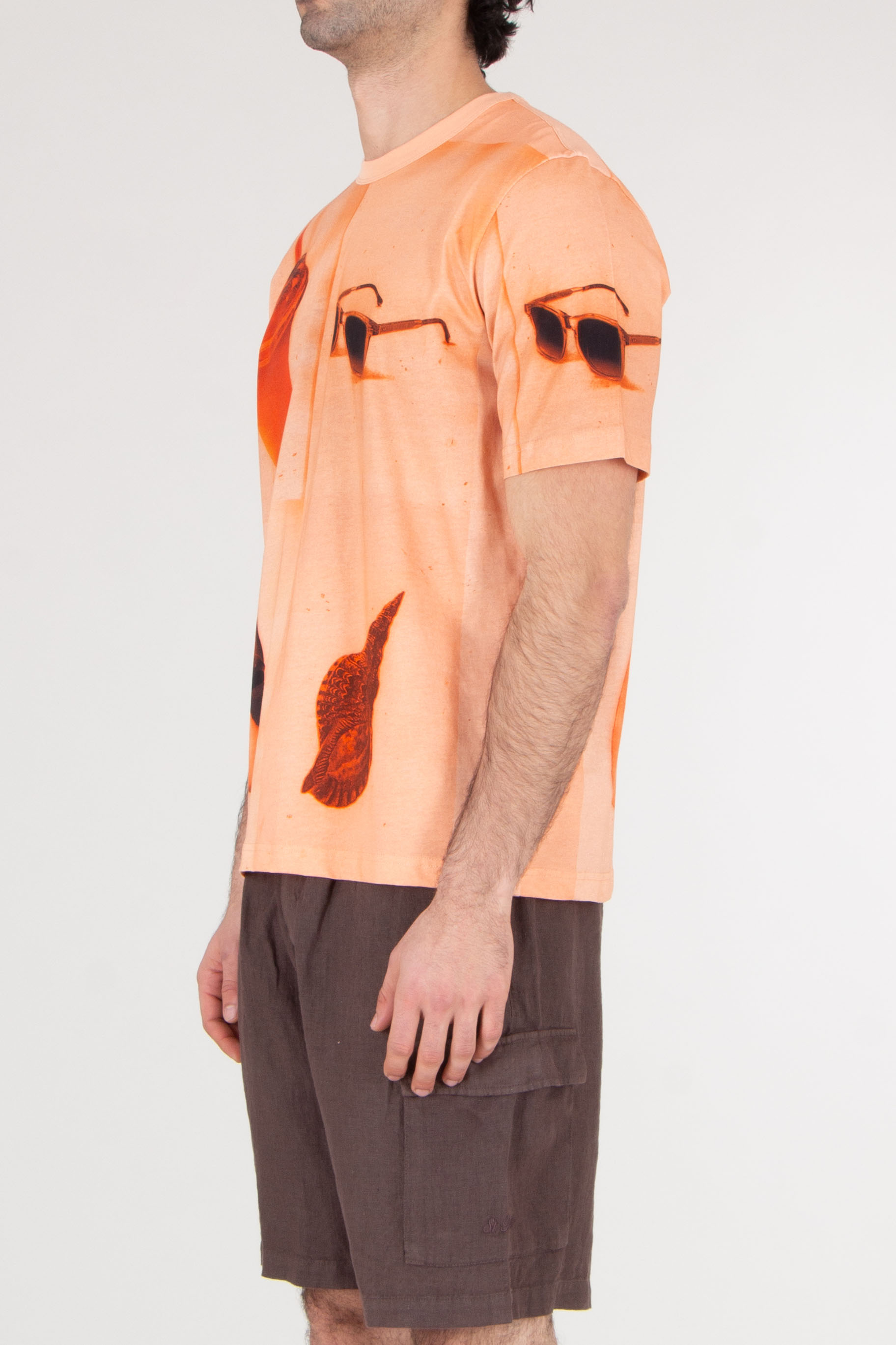 PAUL SMITH Regular Fit Fully Printed Short Sleeve T-Shirt