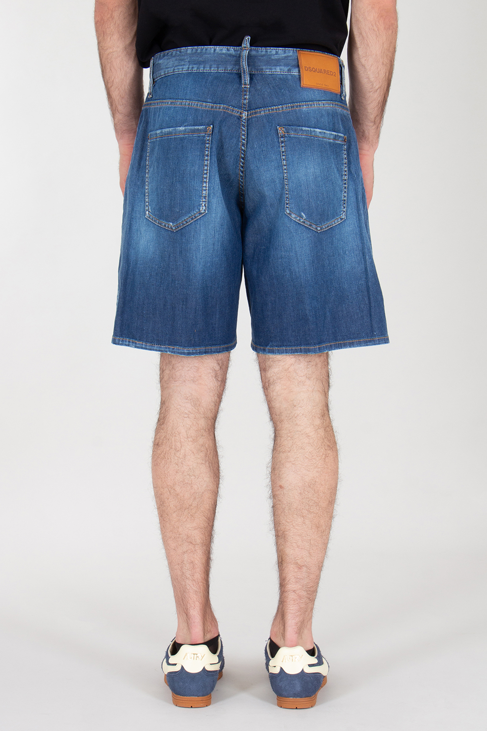 DSQUARED2 Distressed Denim Shorts Boxer
