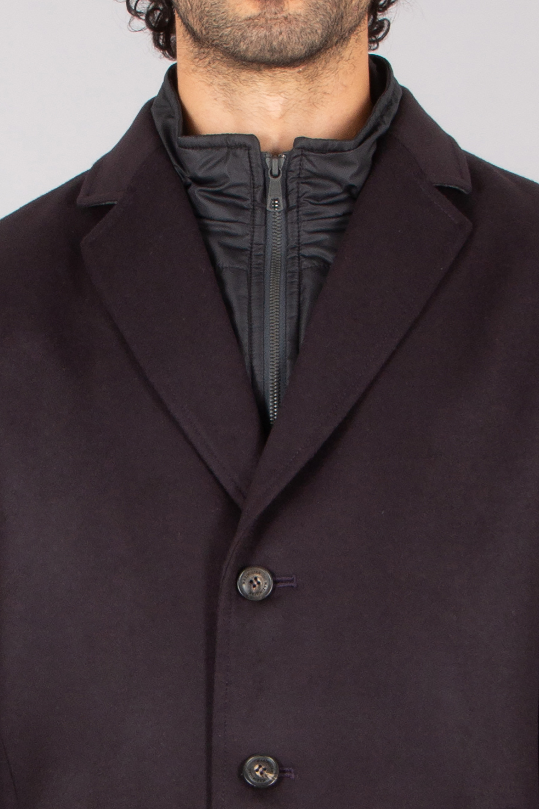MAXIMILIAN Regular Fit 2-in-1 Virgin Wool-Cashmere Blend Coat Garrett Mantel, Jacke, Blazer, Gesicht