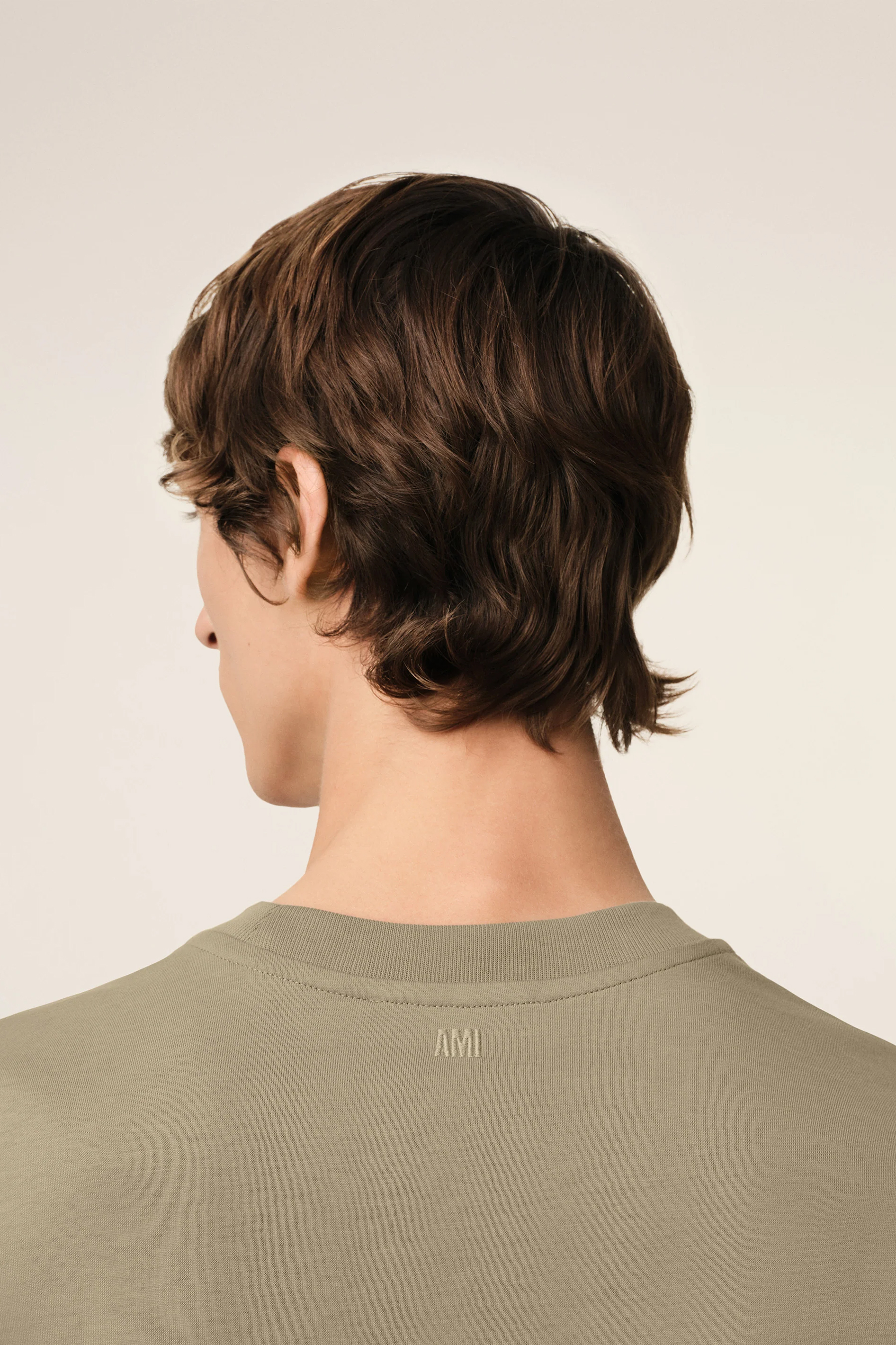 AMI PARIS Classic Fit Ami De Coeur Organic Cotton Jersey T-Shirt AMI PARIS Classic Fit Ami De Coeur Organic Cotton Jersey T-Shirt