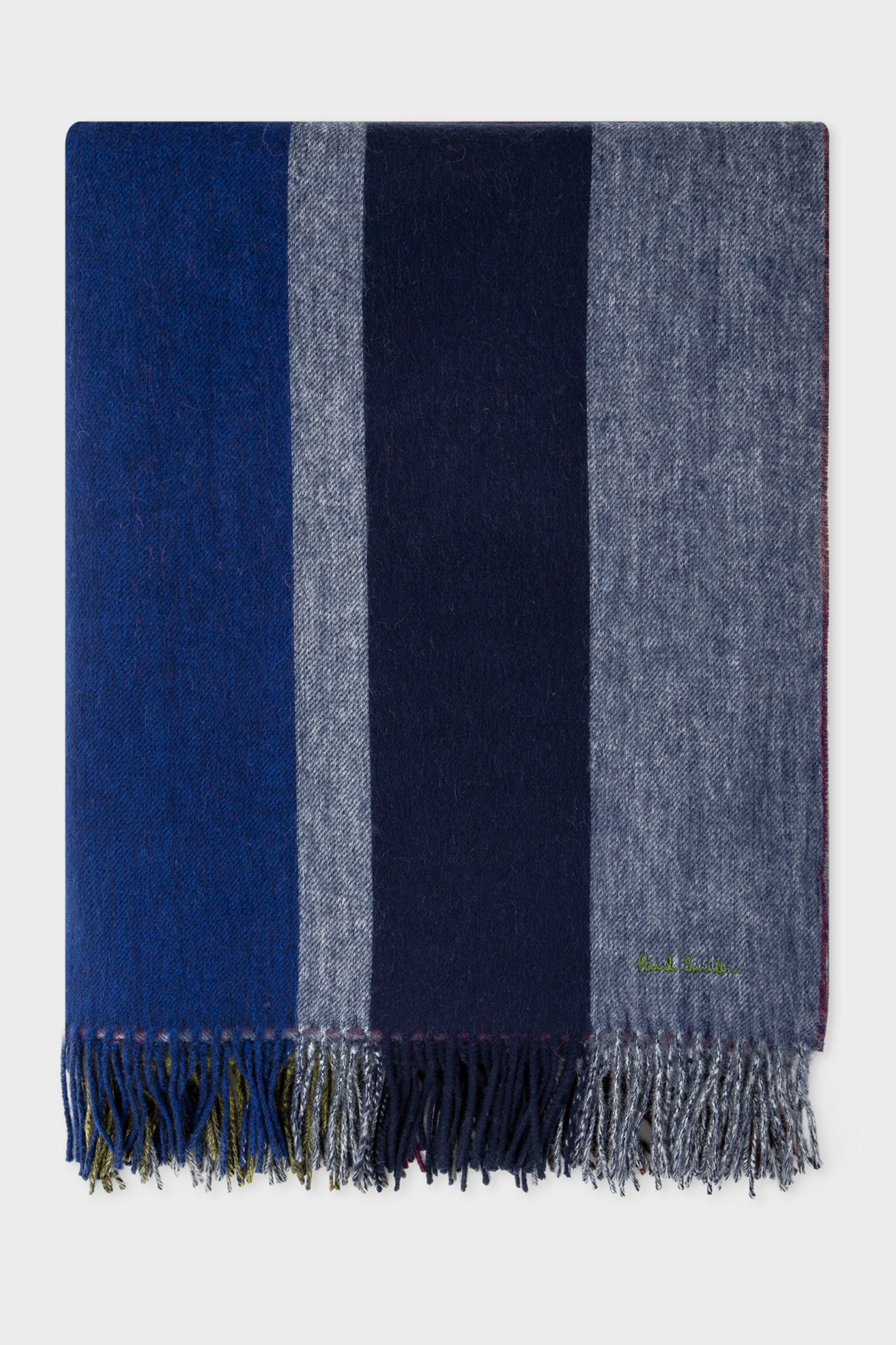 PAUL SMITH Graphic Stripe Cashmere Blend Blanket PAUL SMITH Graphic Stripe Cashmere Blend Blanket