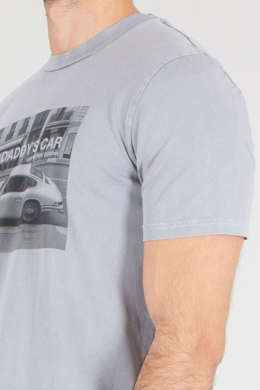 ELITÈ Regular Fit Car Graphic Print Cotton Jersey T-Shirt