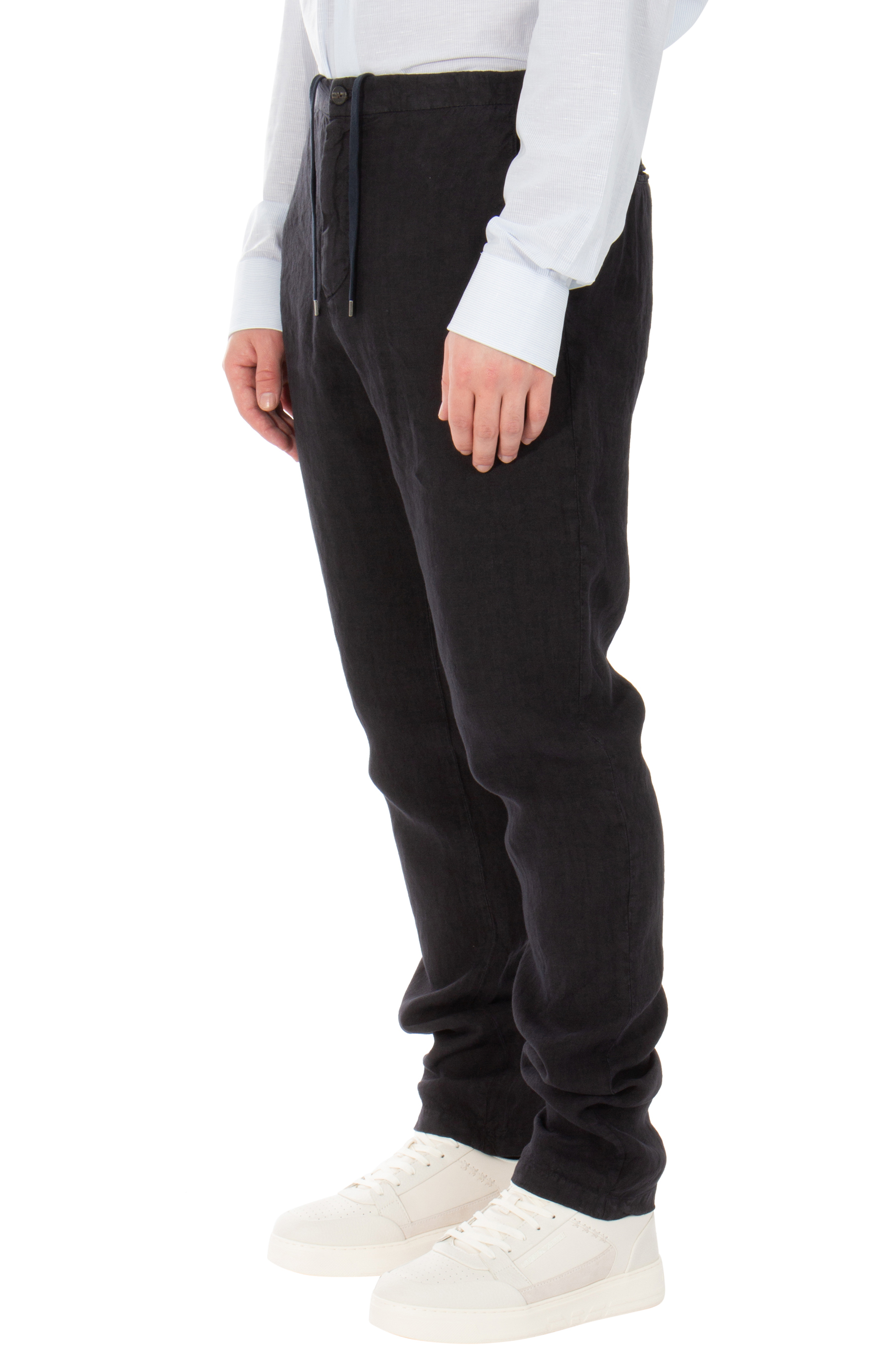 BOGLIOLI Regular Fit Linen Pants