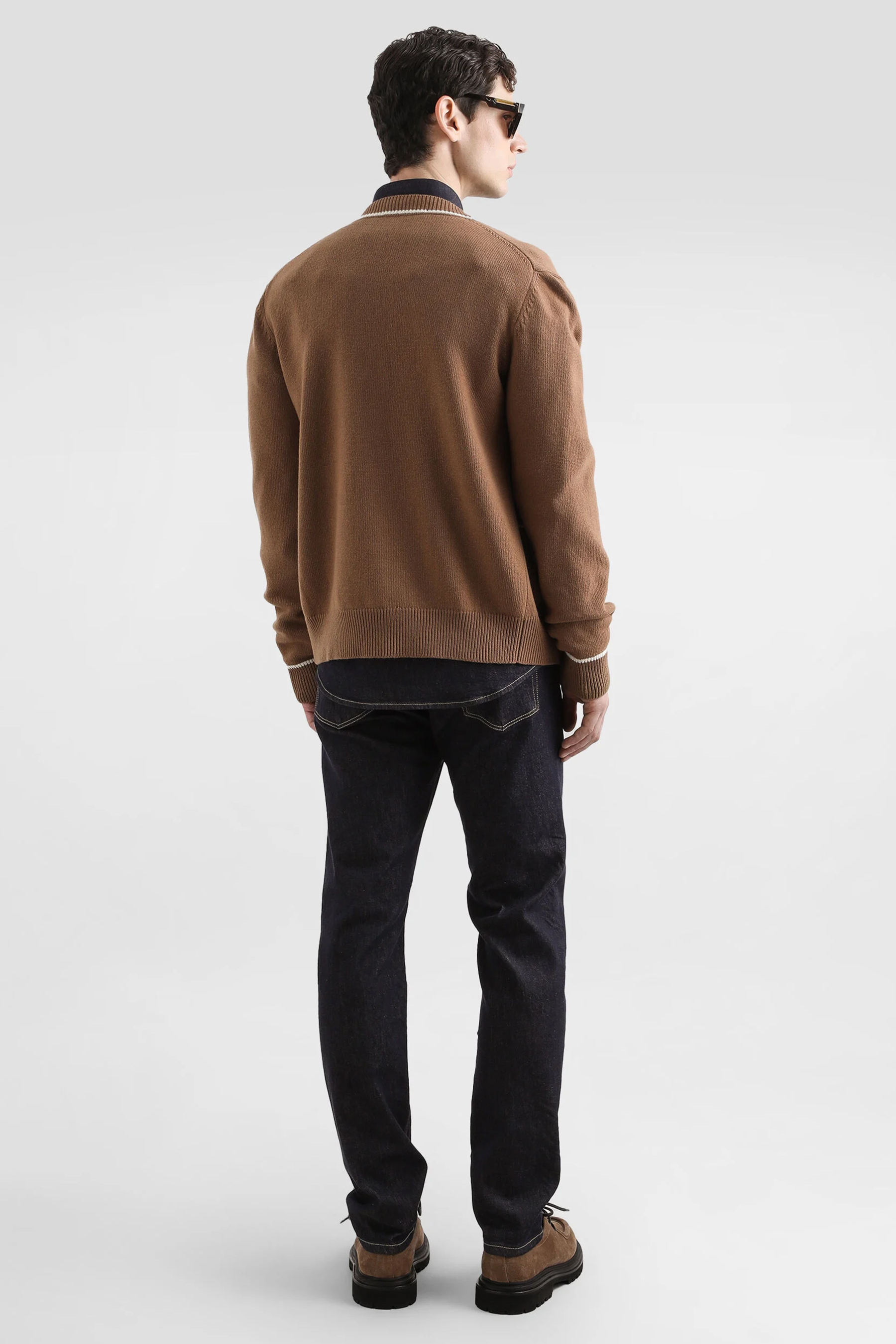DOLCE & GABBANA Slim Fit Cotton Stretch Denim Jeans Pulli, Hosen, Erwachsener, Mann, Person