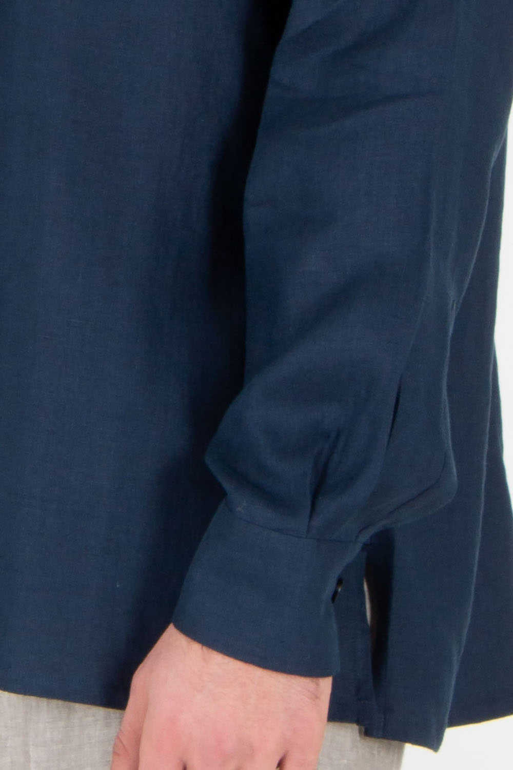 KITON Regular Fit Linen Overshirt