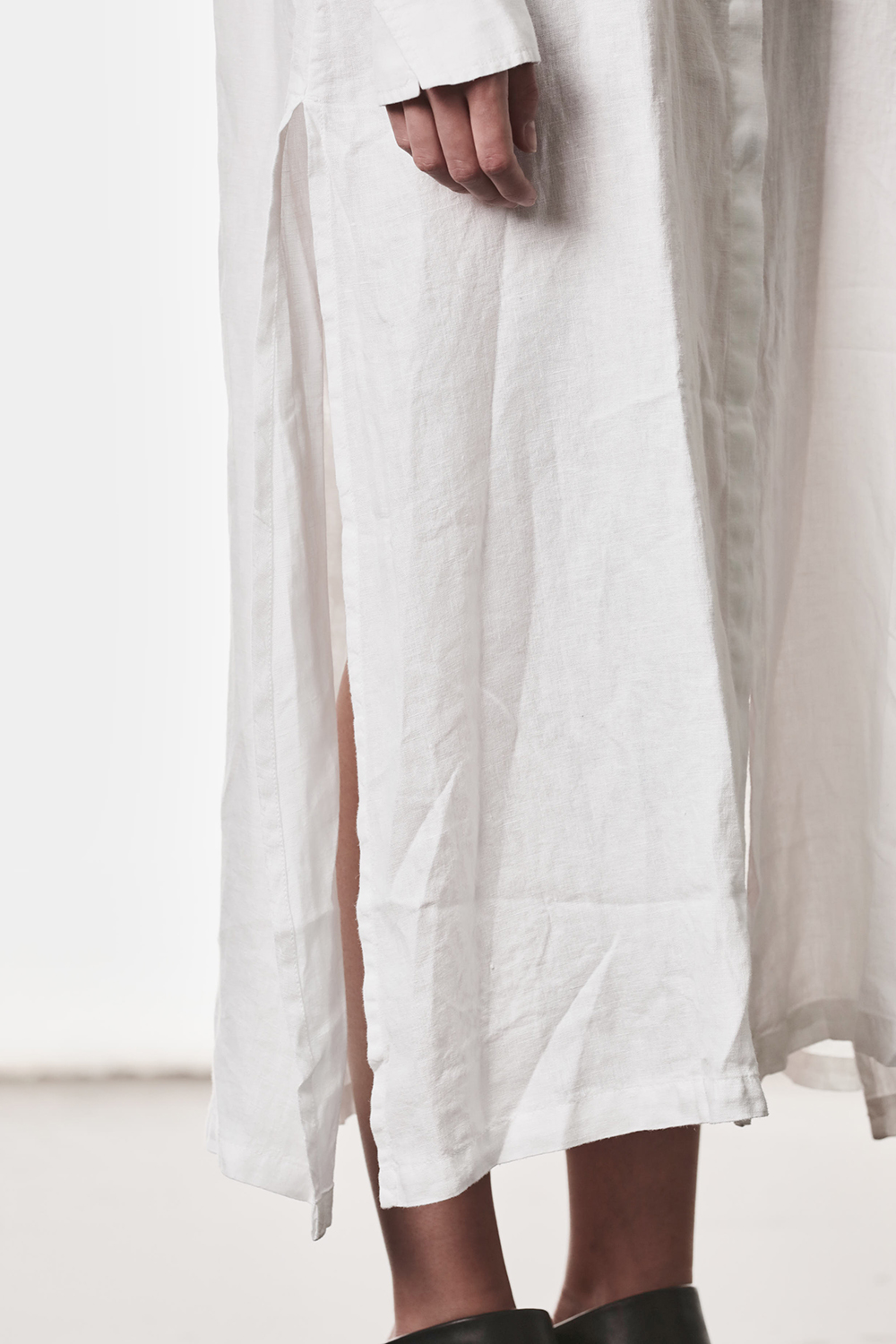 Dekoration für Zuhause, Leinen, Langarm, Rock, Kleid