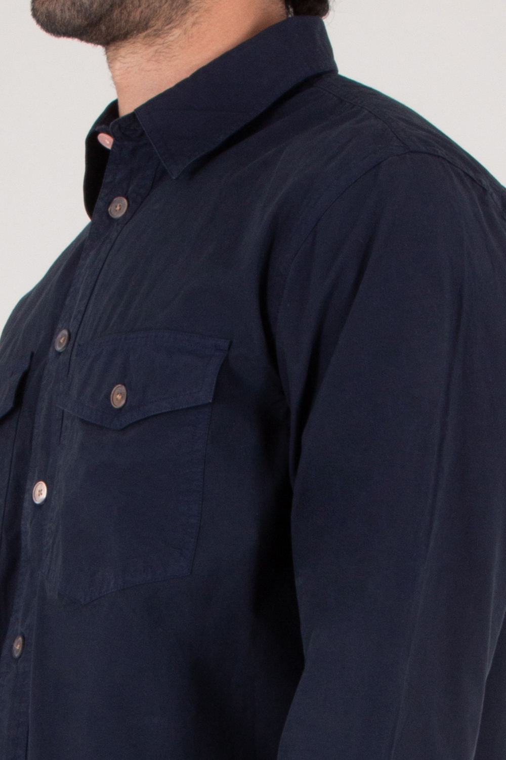 PAUL SMITH Regular Fit Organic Cotton Poplin Shirt