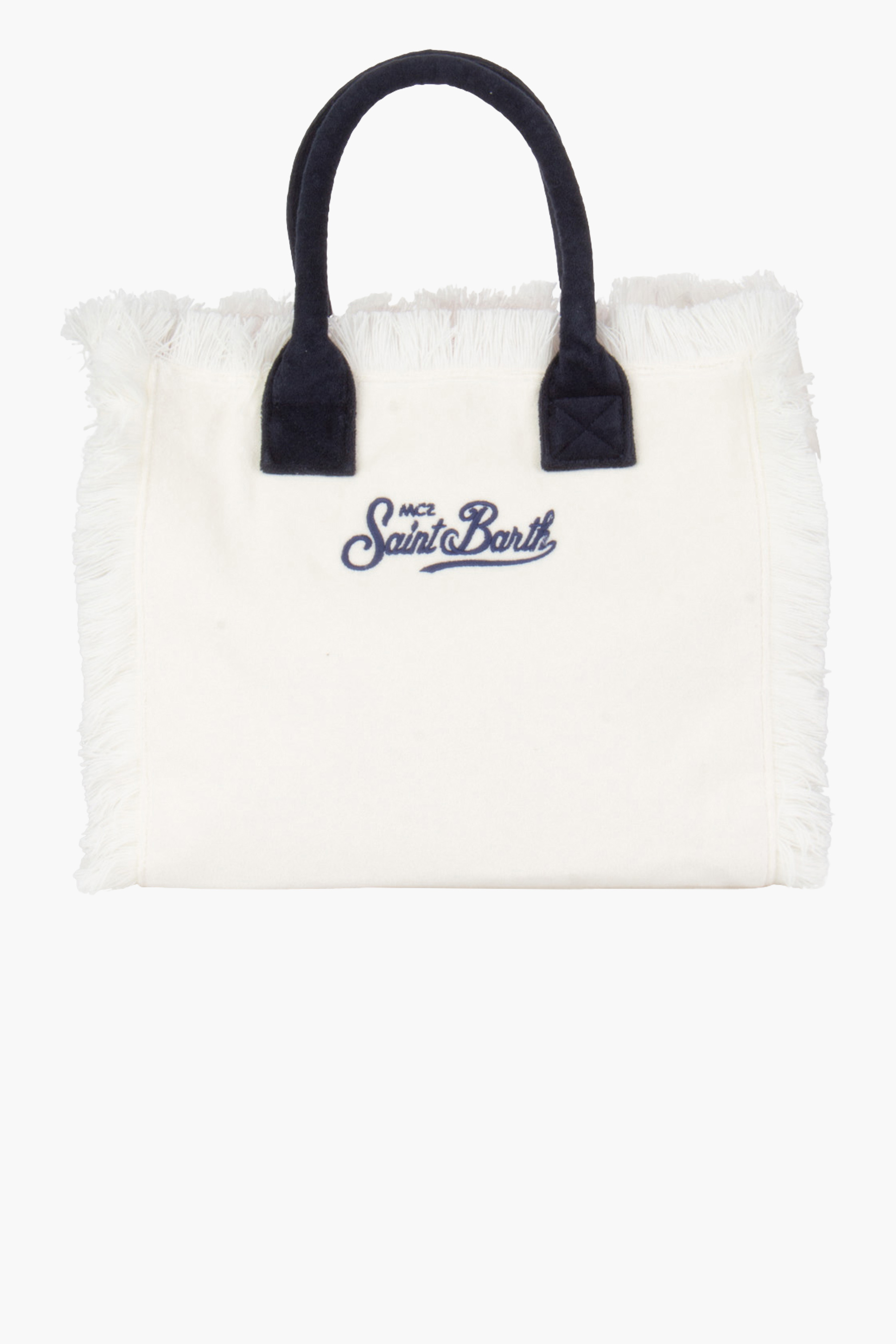 MC 2 SAINT BARTH Embroiered Cotton Blend Terry Vanity Sponge Bag Tasche, Zubehör, Handtasche, Tragetasche, Geldbörse