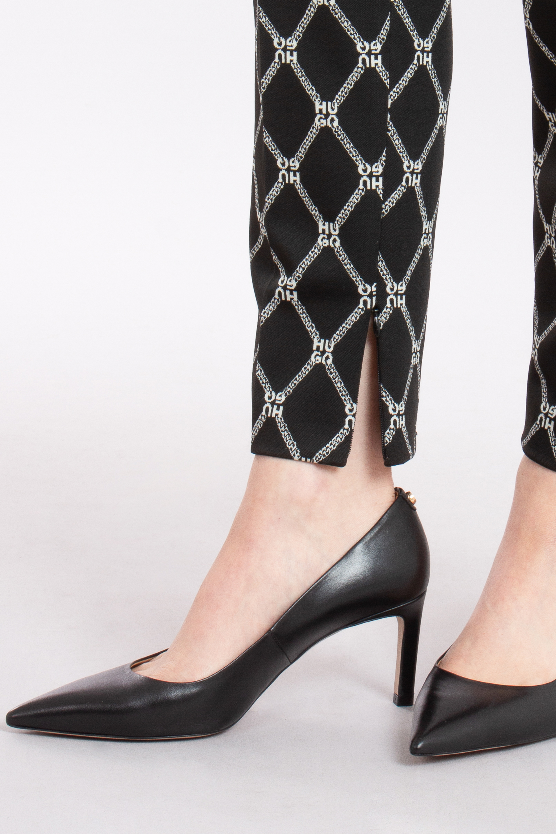 HUGO Patterned Woven Stretch Pants Hedima HUGO Patterned Woven Stretch Pants Hedima