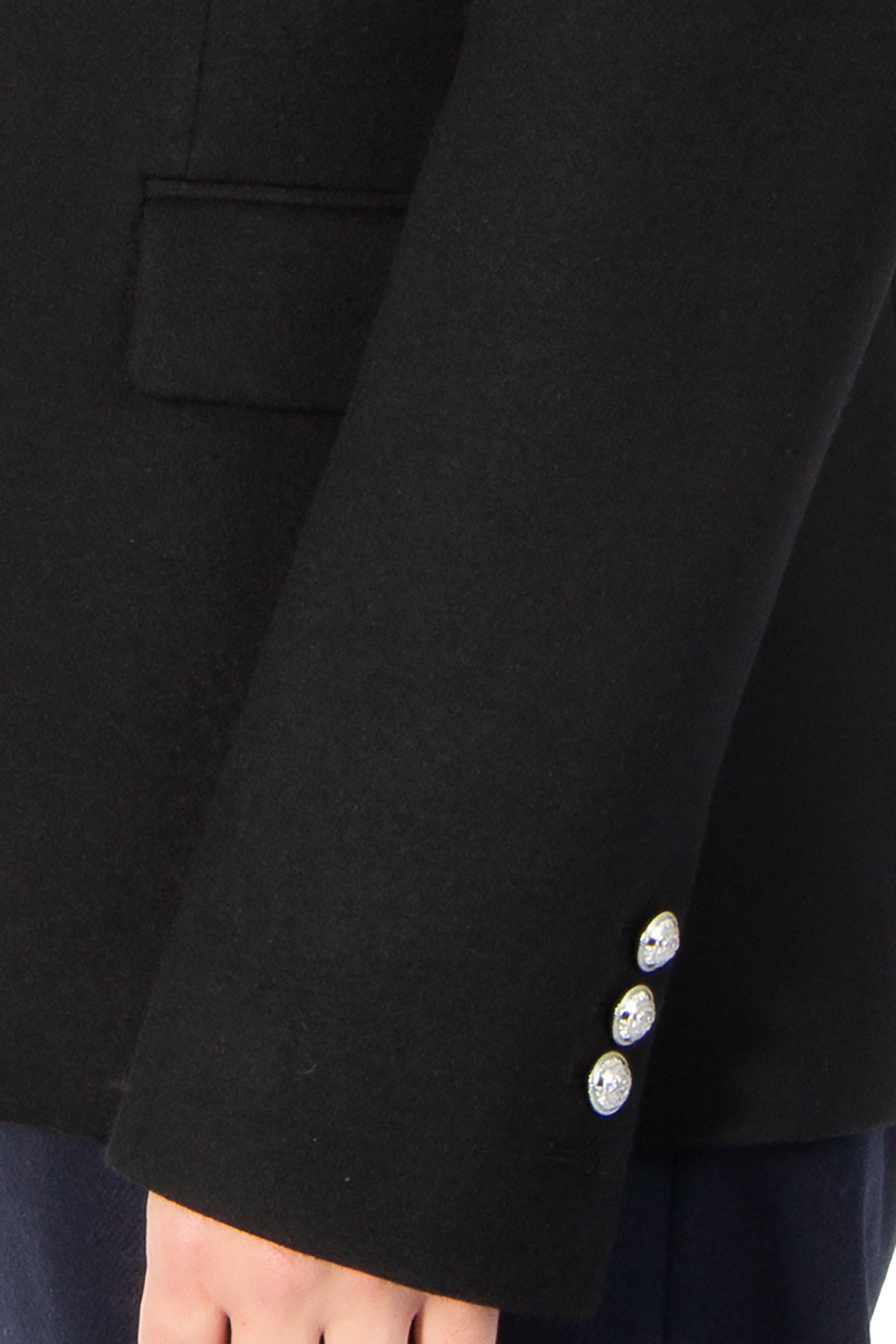 BALMAIN Slim Fit Virgin Wool & Cashmere Blazer