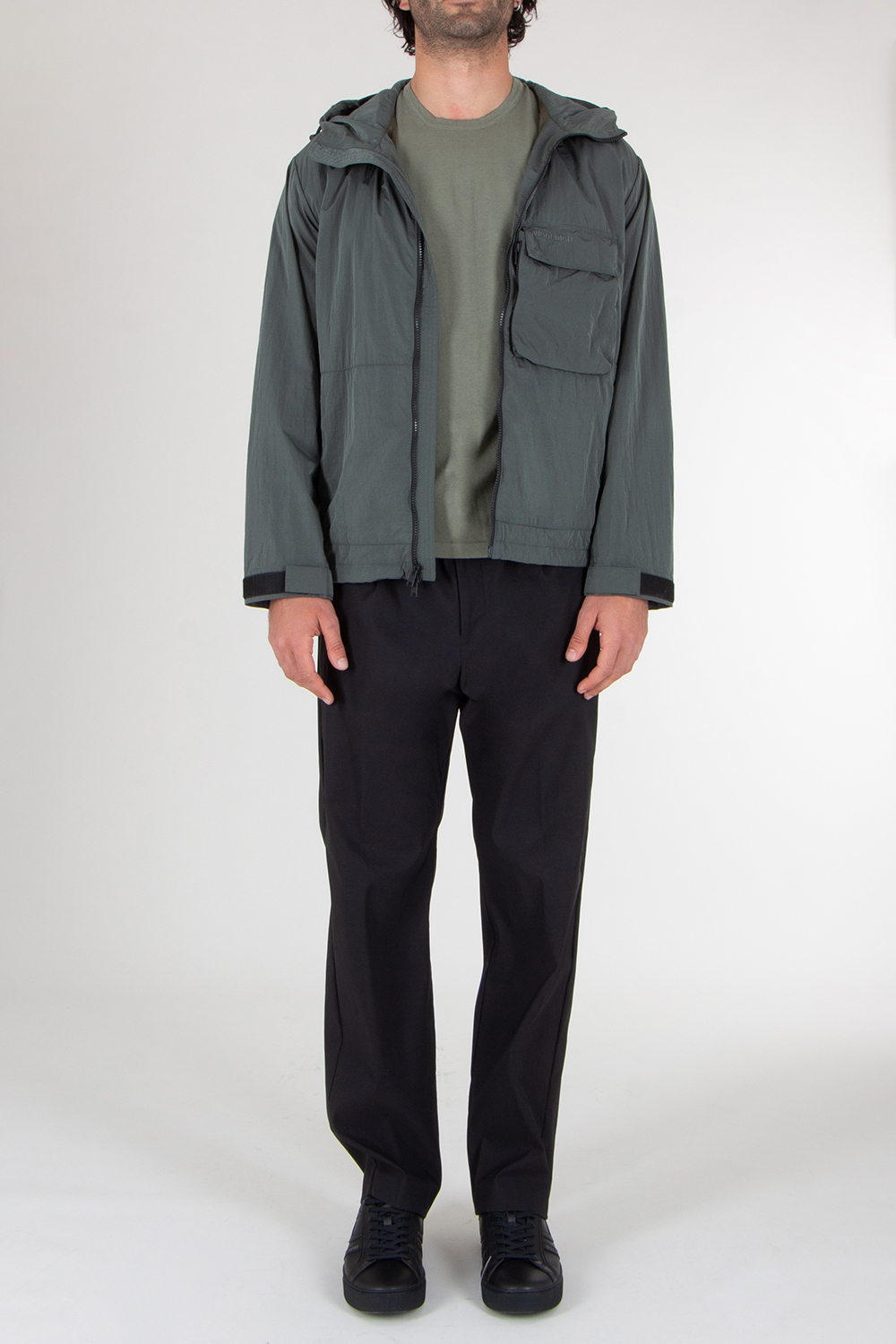 WOOLRICH Regular Fit Olmetex Nylon Hooded Jacket