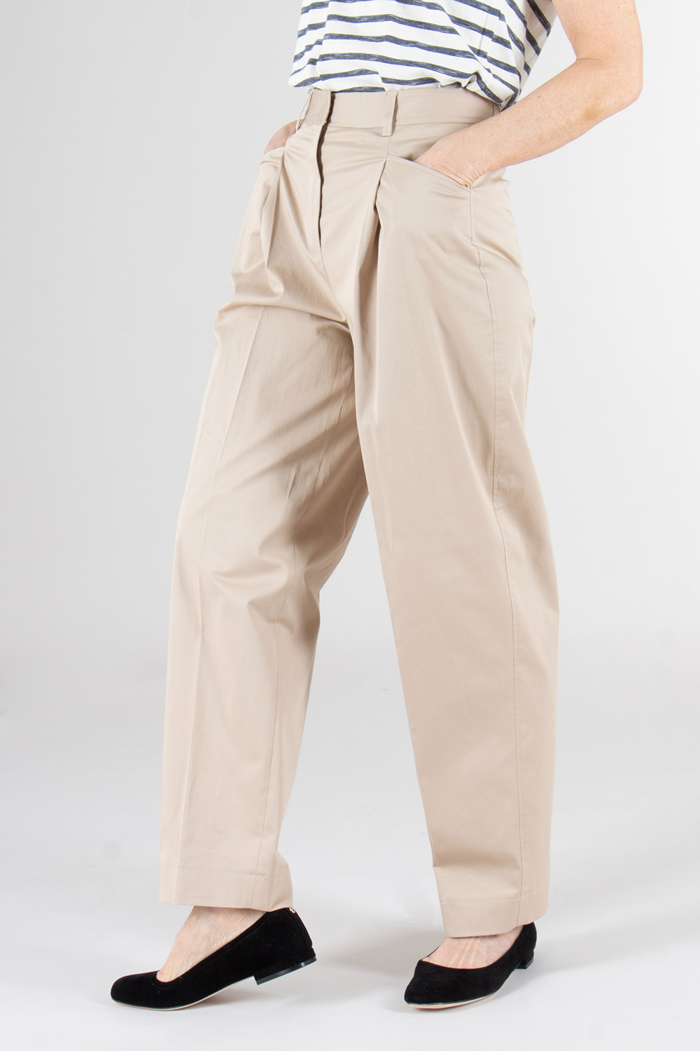 BOSS Regular Fit Cotton Stretch Pants Takeranal