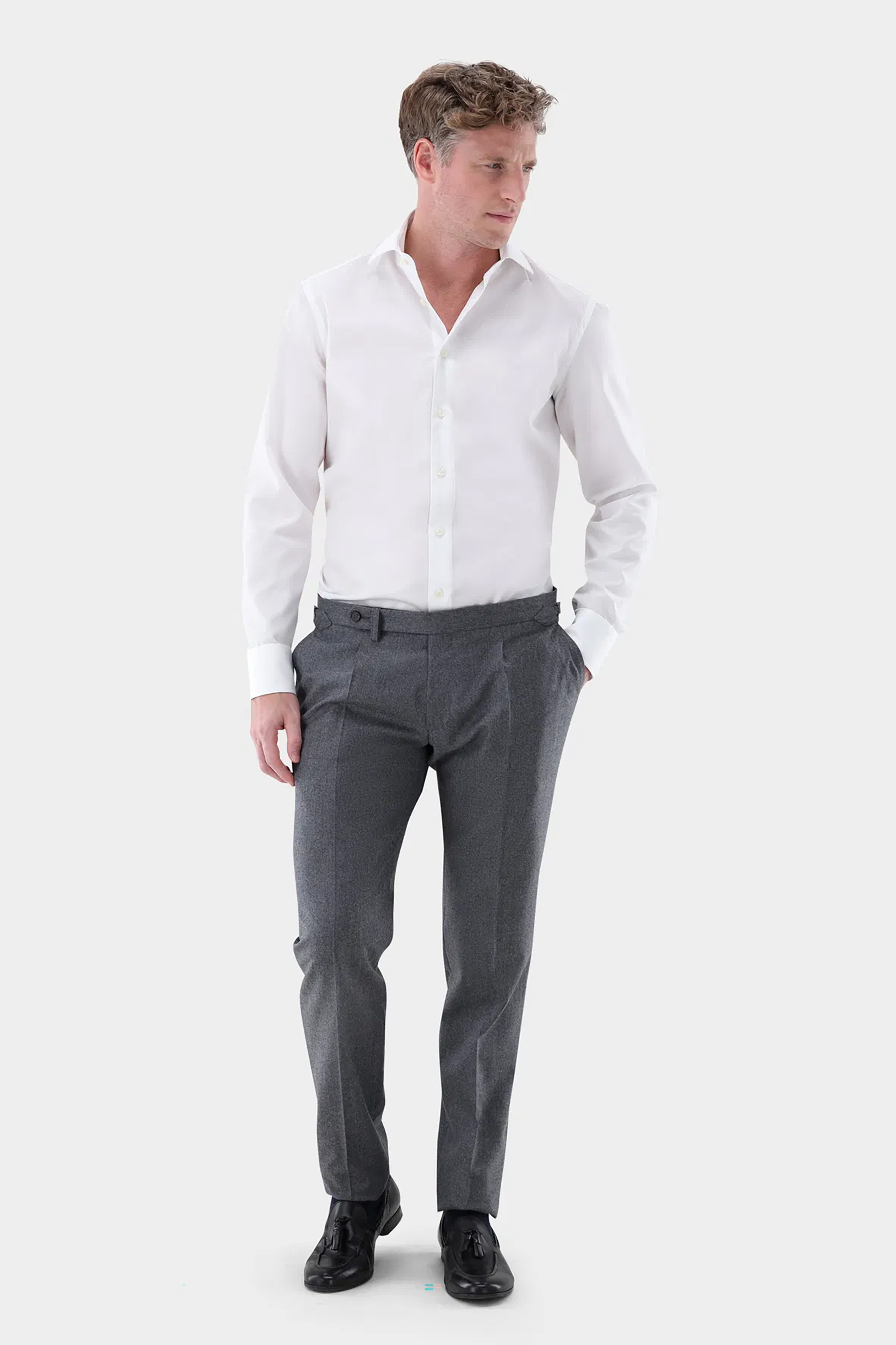 Hemd, Hosen, Kleid, Hemd, Mann, Person