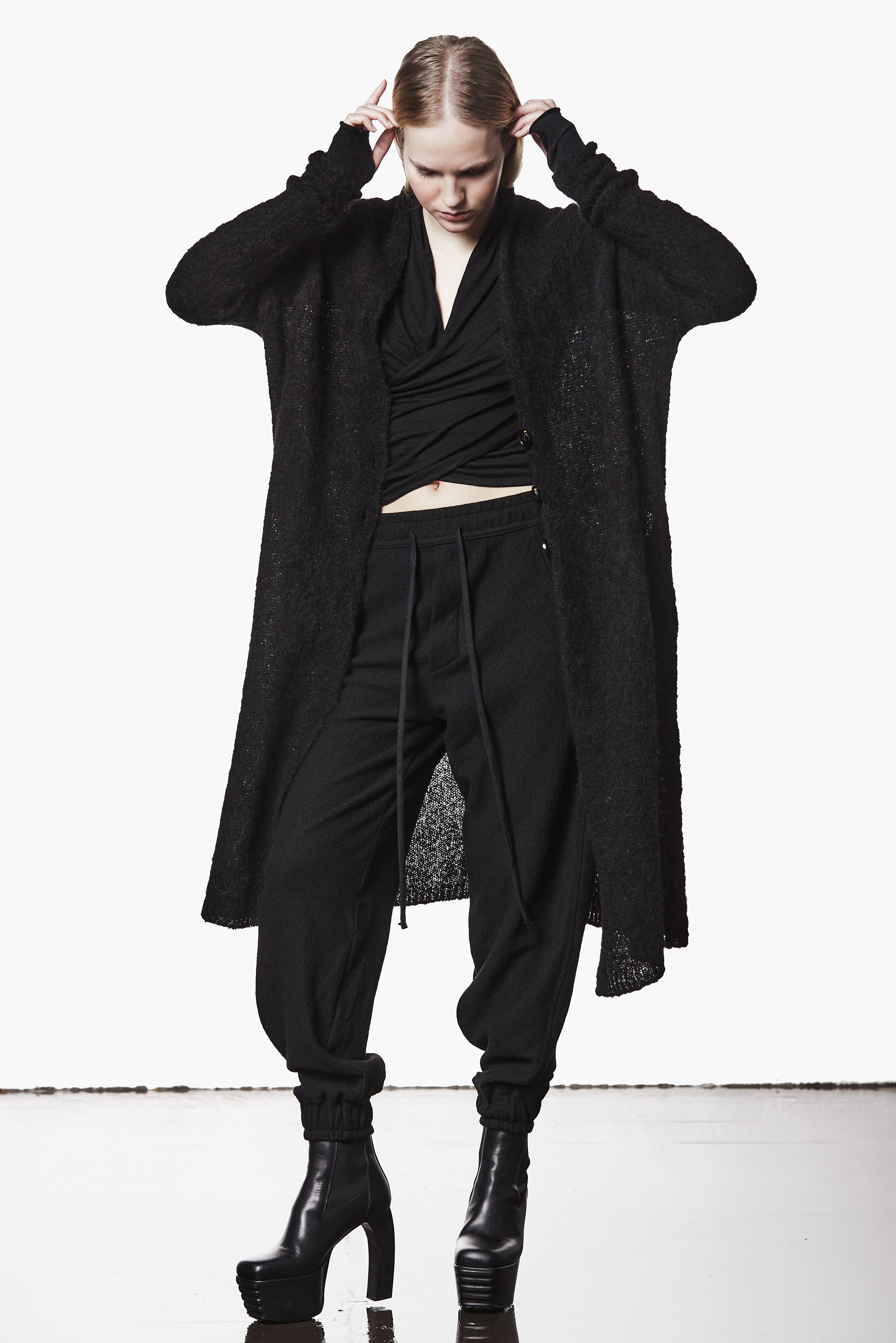 THOM KROM Oversized Long Alpaca Blend Cardigan Bekleidung, Mantel, Modisch