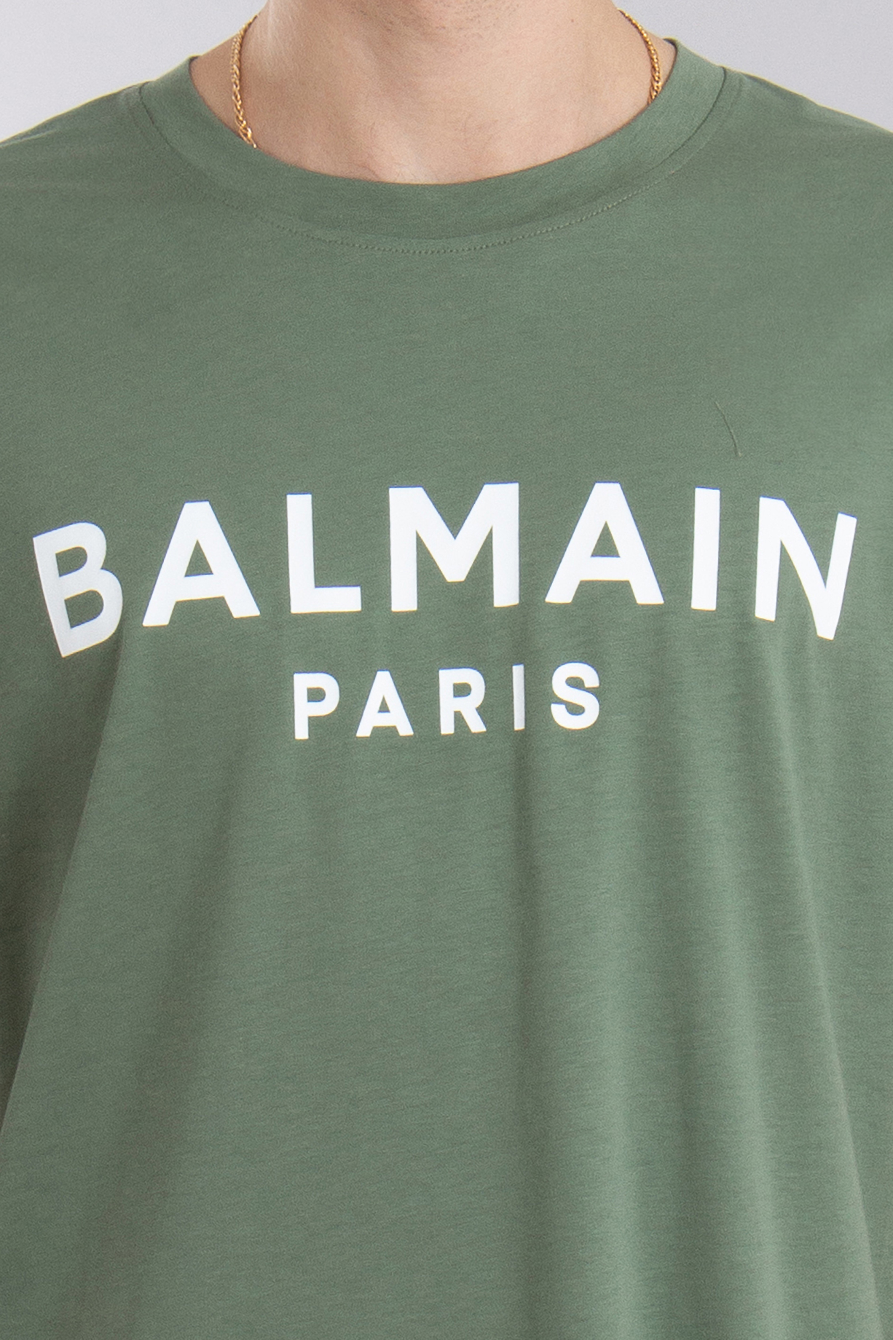 BALMAIN Printed Organic Cotton Jersey T-Shirt BALMAIN Printed Organic Cotton Jersey T-Shirt
