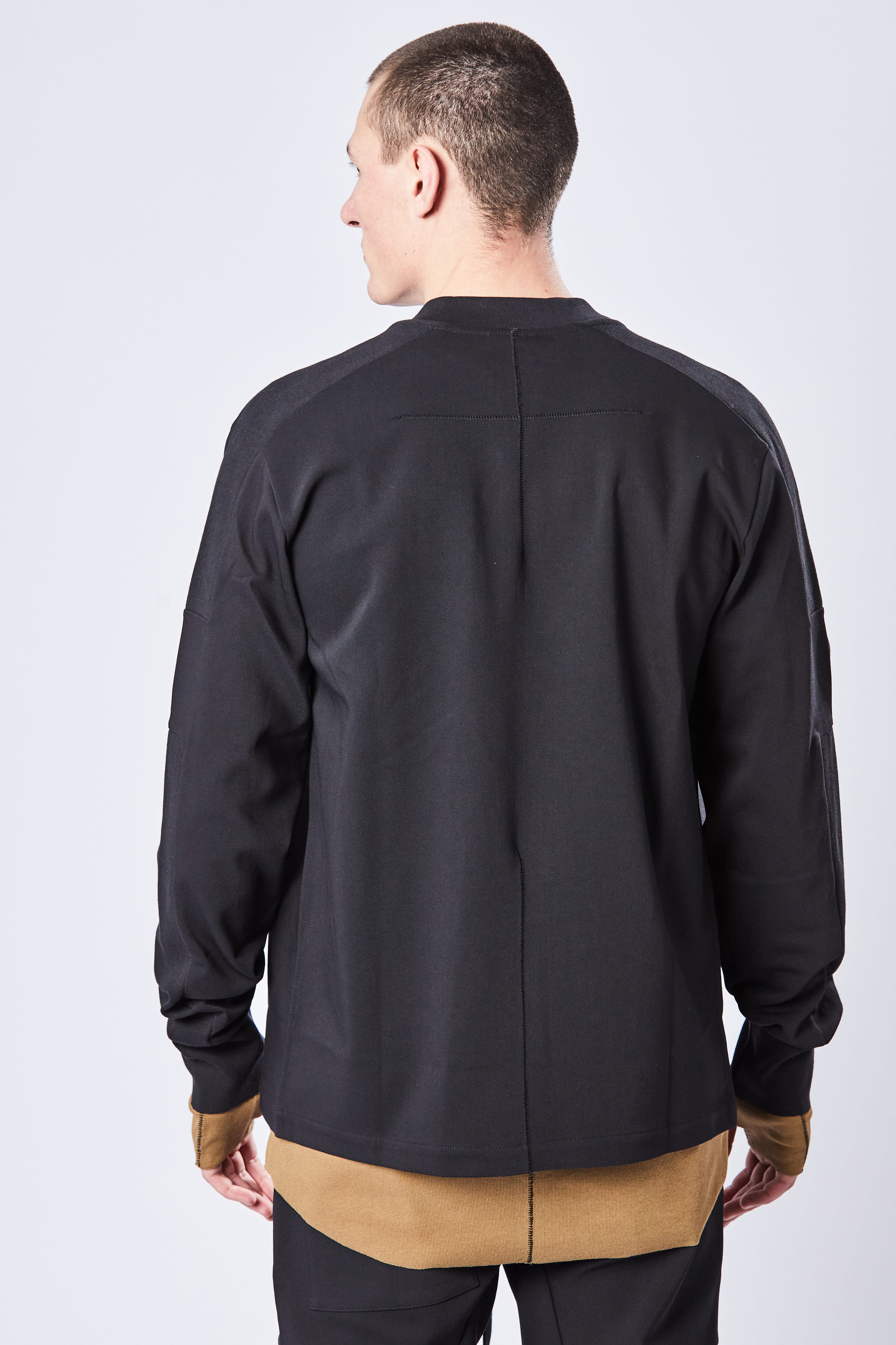 THOM KROM Bomber Collar Overshirt THOM KROM Bomber Collar Overshirt