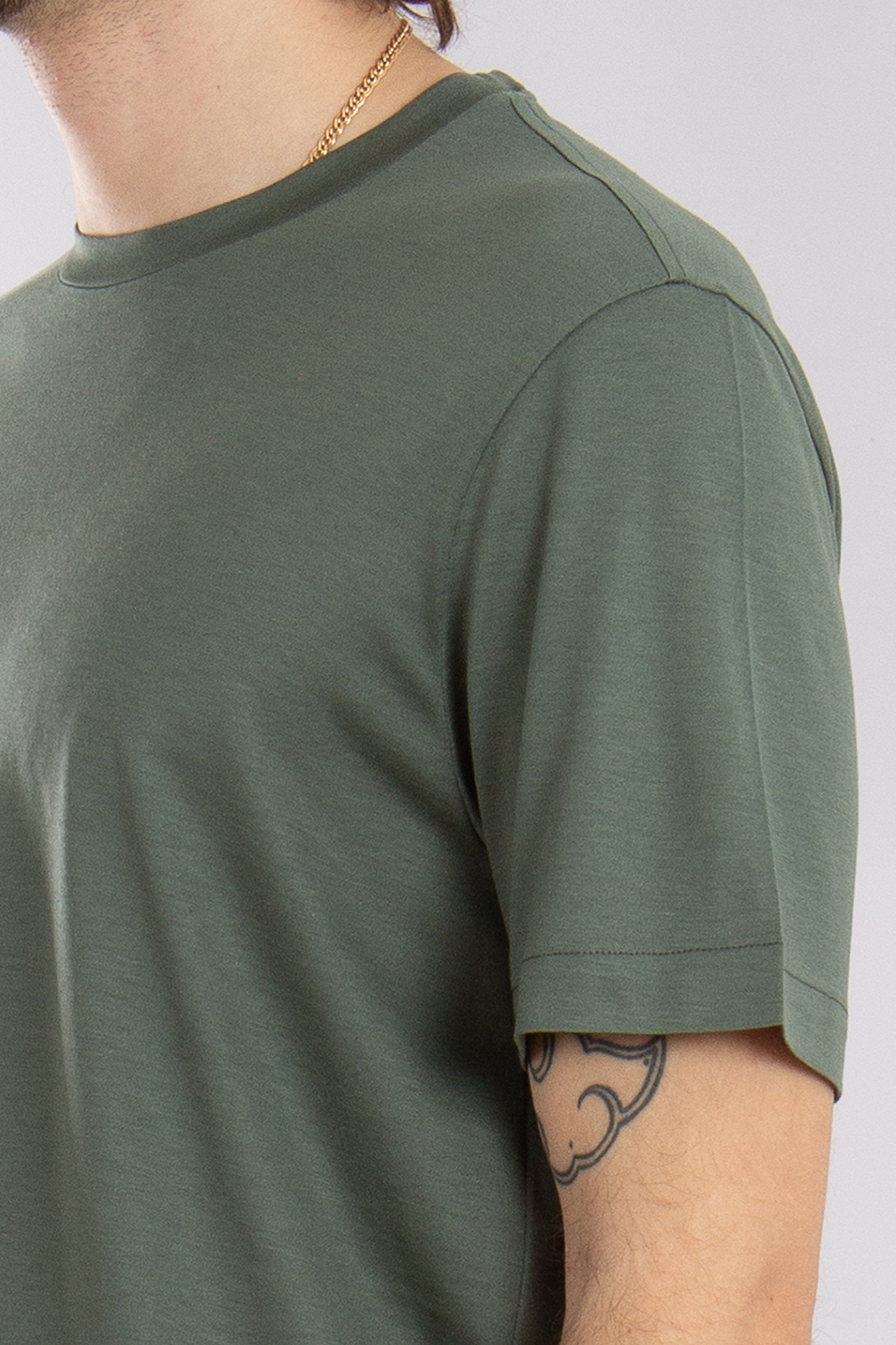 BRIONI Silk-Cotton Blend T-Shirt BRIONI Silk-Cotton Blend T-Shirt