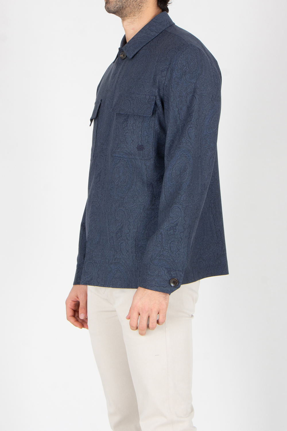 Mantel, Hemd, Langarm, Hosen, Person