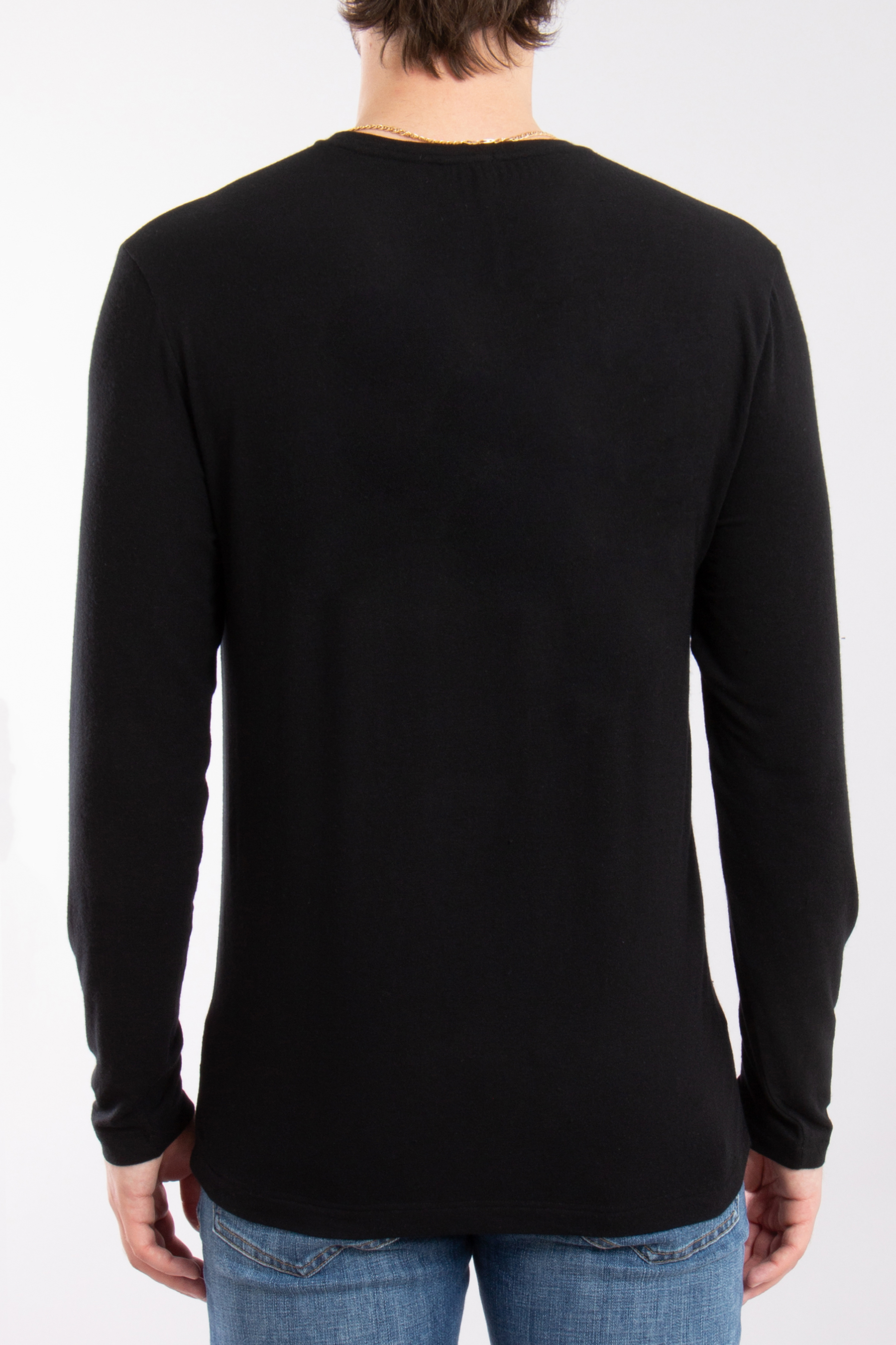 STEFAN BRANDT Modal-Cashmere Stretch Long Sleeve T-Shirt Enno STEFAN BRANDT Modal-Cashmere Stretch Long Sleeve T-Shirt Enno