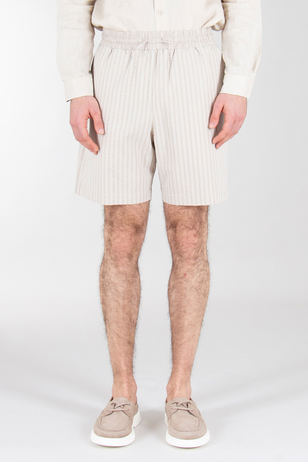 EMPORIO ARMANI Textured Bermuda Shorts