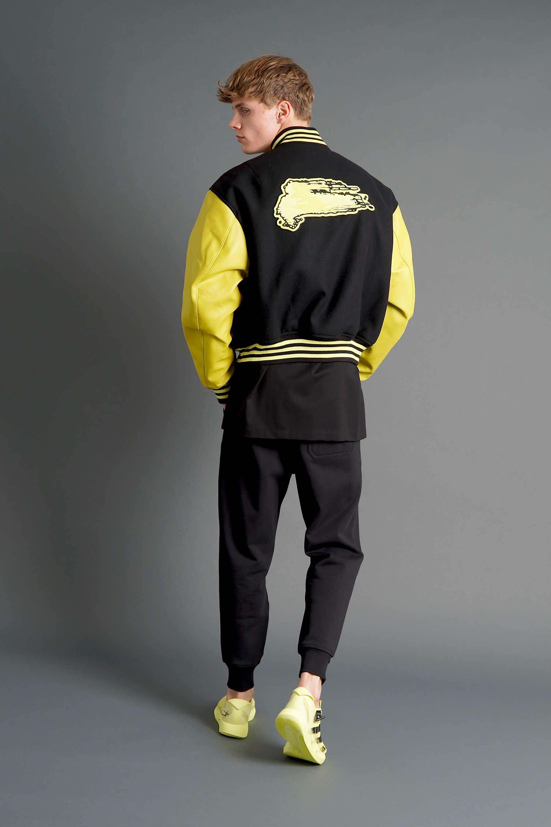 Y-3 Recycled Polyester Blend Letterman Jacket Y-3 Recycled Polyester Blend Letterman Jacket