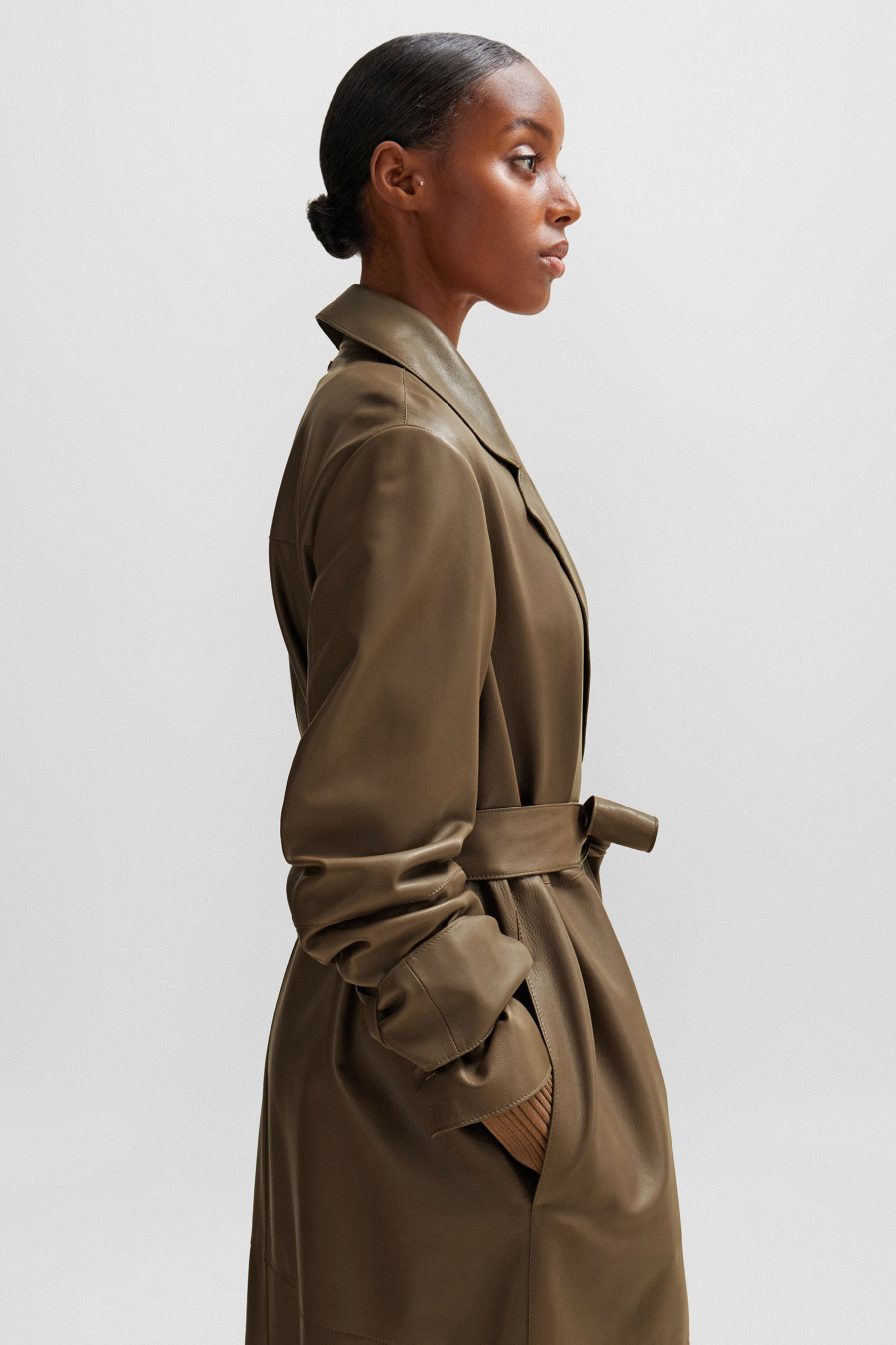BOSS Nappa Leather Coat Sofiane BOSS Nappa Leather Coat Sofiane